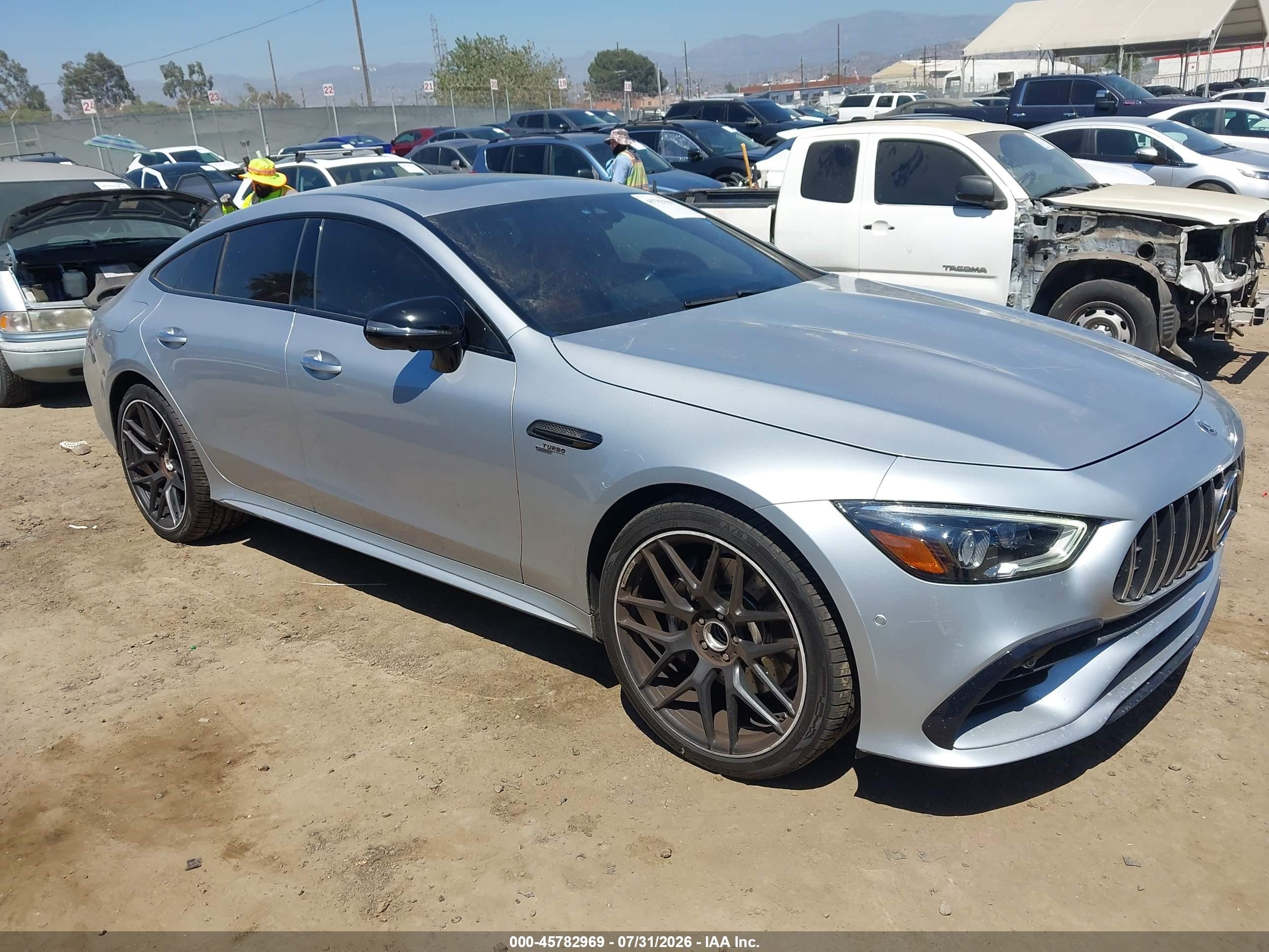 2021 Mercedes-Benz AMG-Class VIN W1K7X5KB8MA042119 IAAI salvage auction — Undercarriage, Salvage (California), sold $26,000 on 2026-09-16 (photo 1)