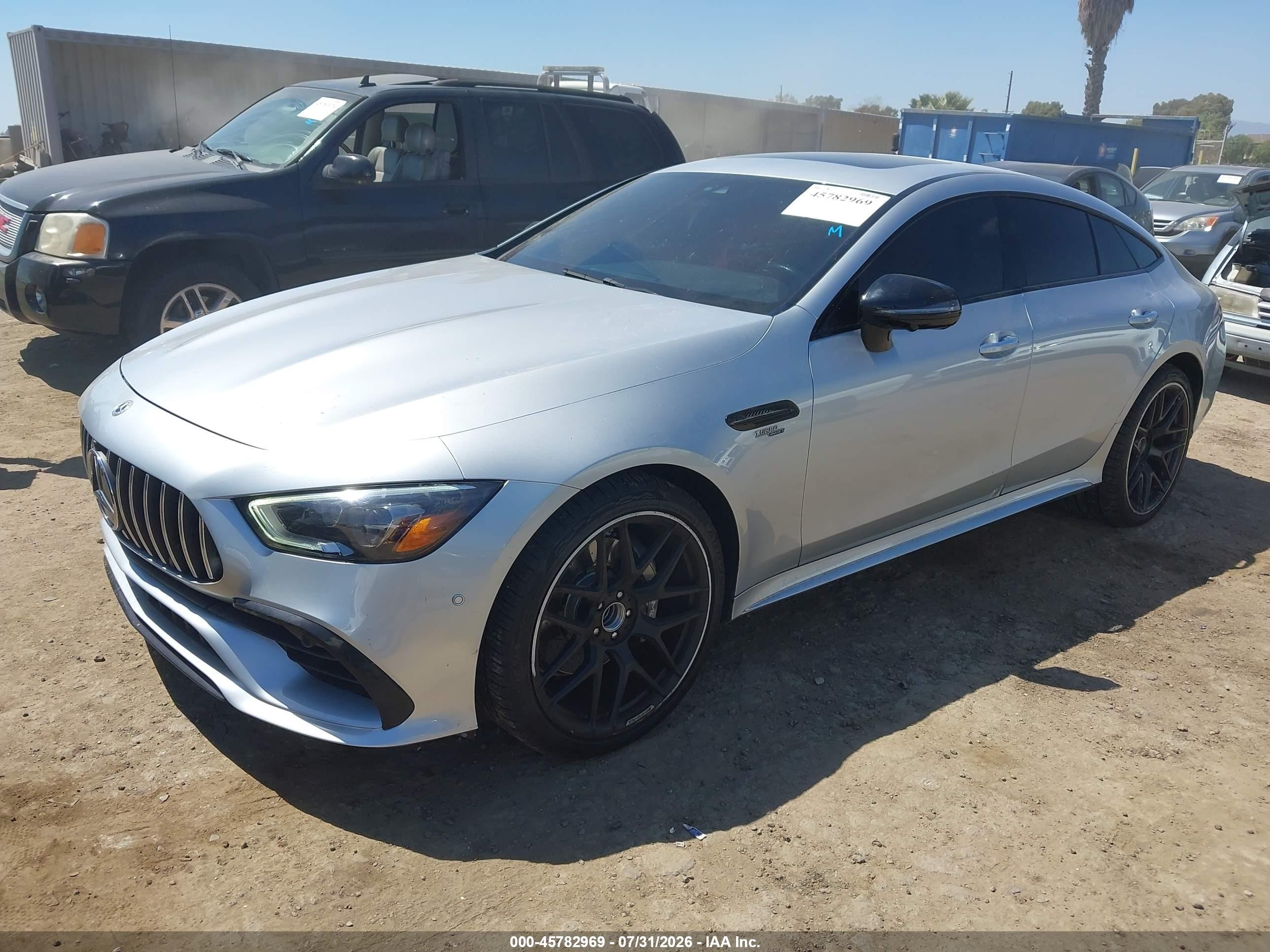 2021 Mercedes-Benz AMG-Class VIN W1K7X5KB8MA042119 IAAI salvage auction — Undercarriage, Salvage (California), sold $26,000 on 2026-09-16 (photo 2)