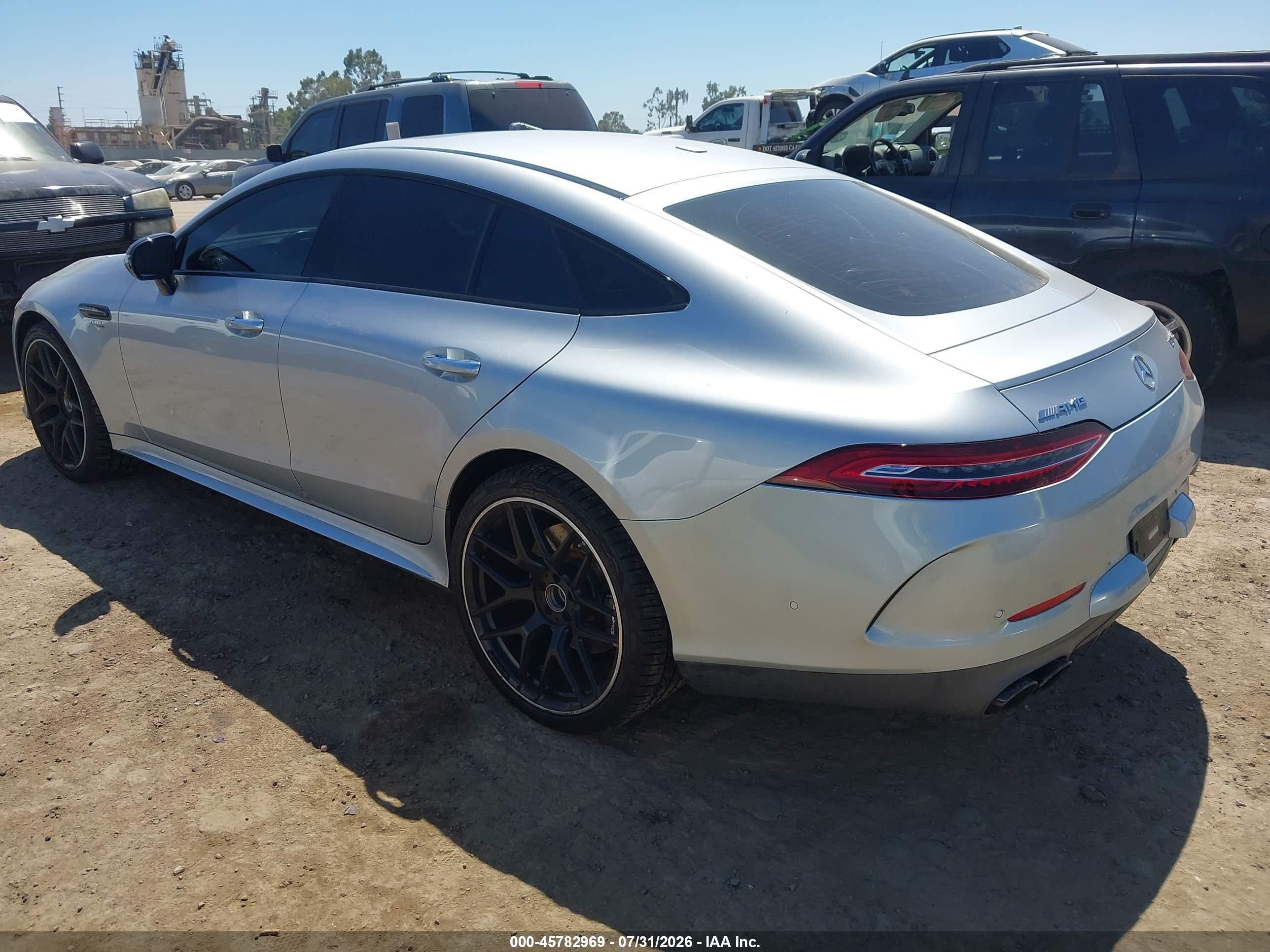 2021 Mercedes-Benz AMG-Class VIN W1K7X5KB8MA042119 IAAI salvage auction — Undercarriage, Salvage (California), sold $26,000 on 2026-09-16 (photo 3)