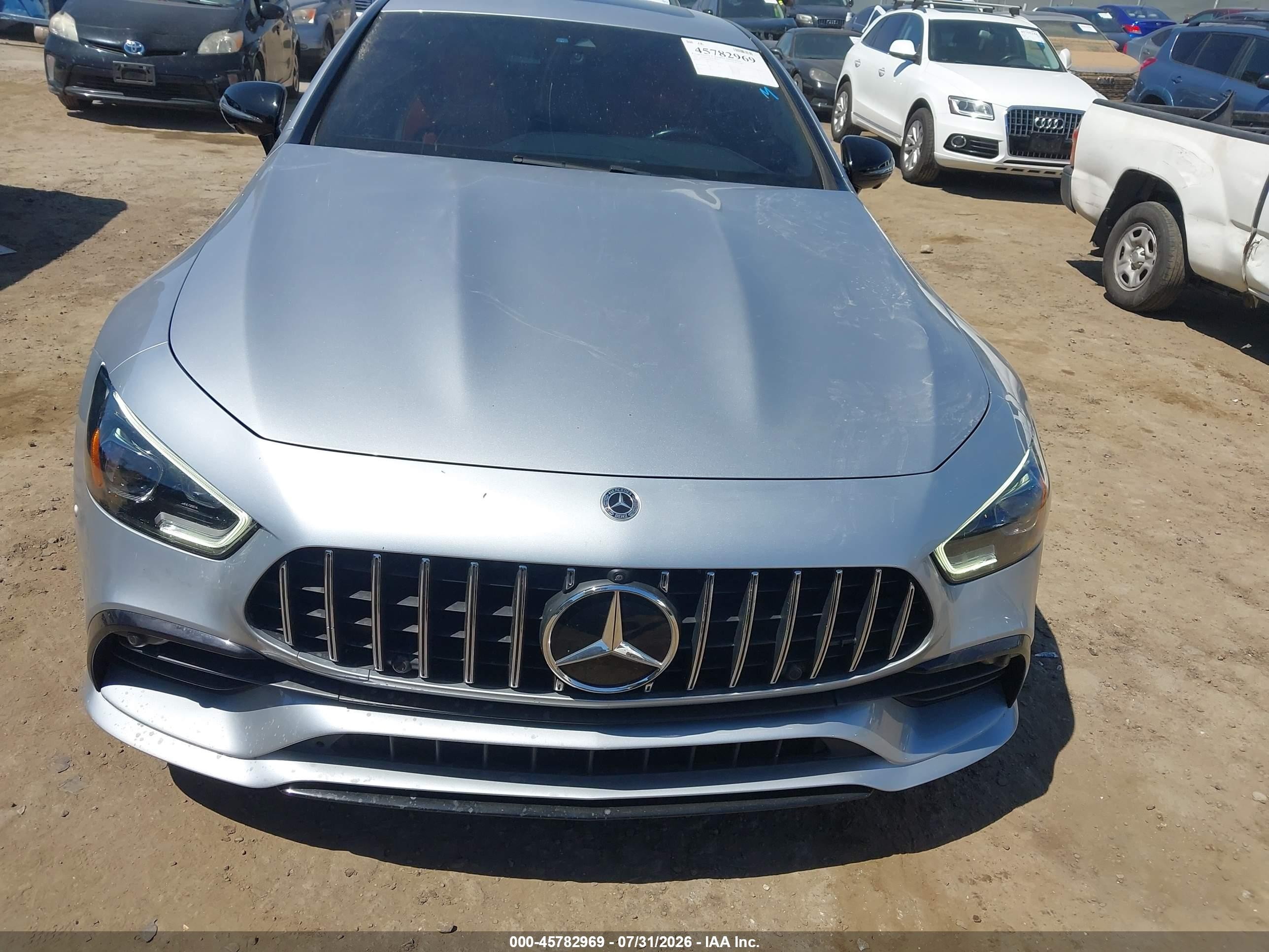 2021 Mercedes-Benz AMG-Class VIN W1K7X5KB8MA042119 IAAI salvage auction — Undercarriage, Salvage (California), sold $26,000 on 2026-09-16 (photo 6)