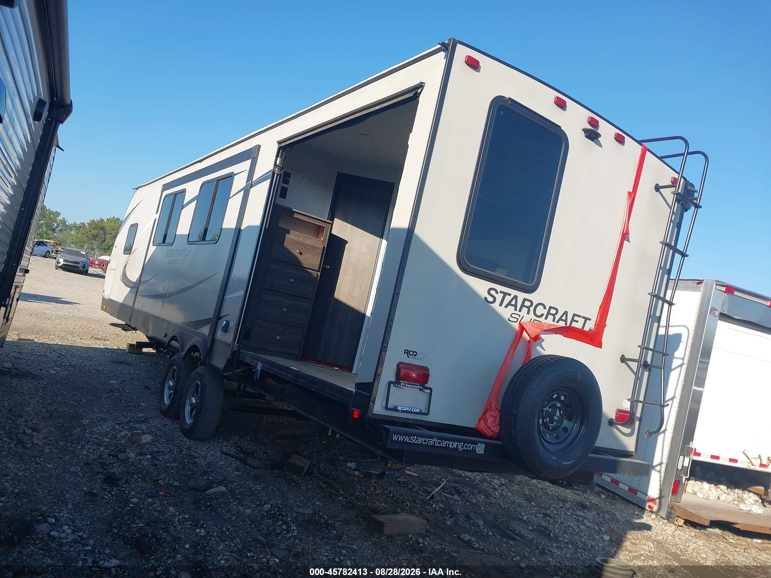 2020 Starcraft Super Lite VIN 1SABS0BT1L3YH5056 IAAI salvage auction — Rear End, Salvage (Ohio), sold $675 on 2026-09-23 (photo 3)