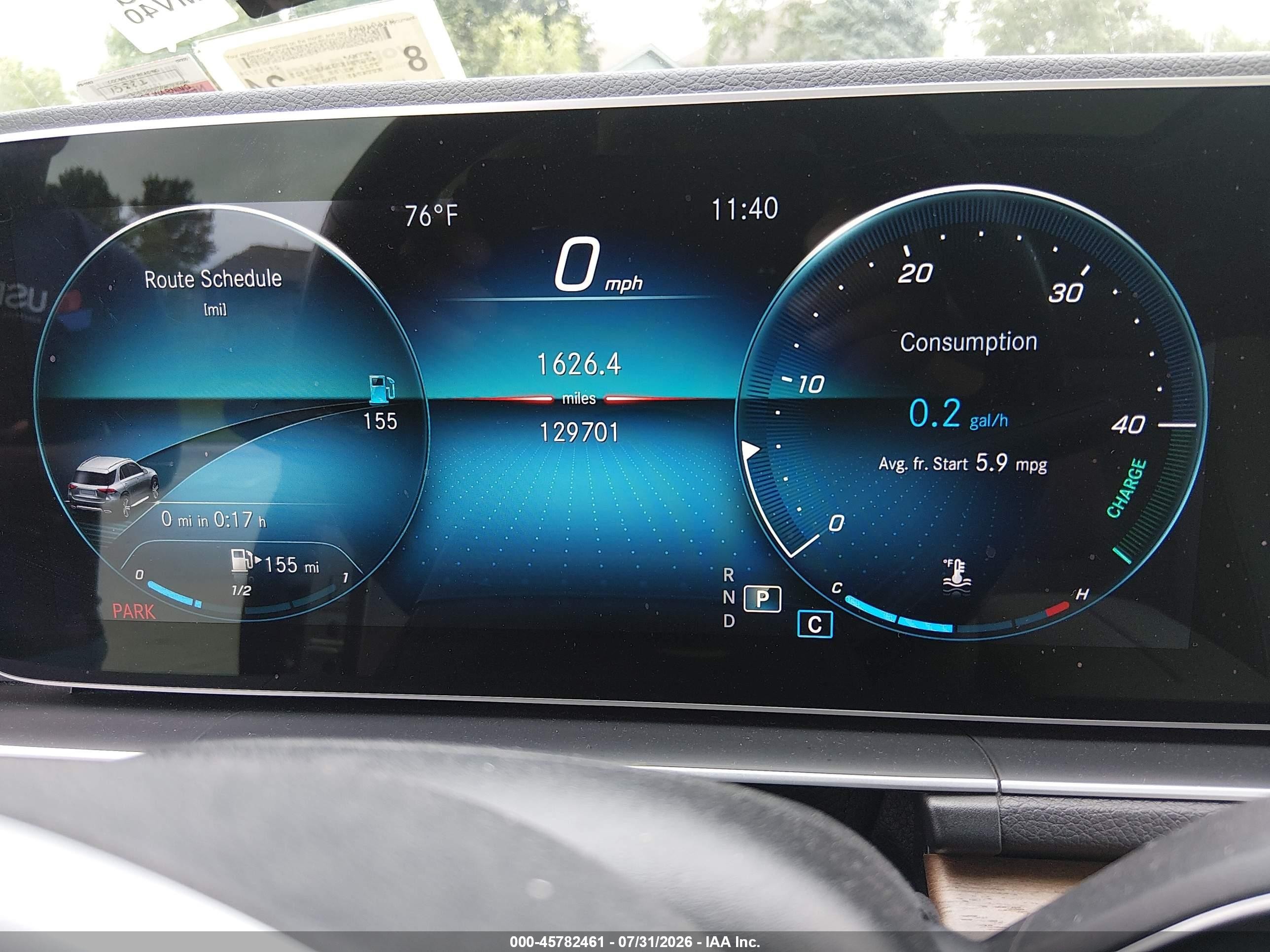 2022 Mercedes-benz Gle VIN 4JGFB4KBXNA807827 IAAI salvage auction — Normal Wear, Certificate Of Title (Nebraska), sold $15,150 on 2026-08-20 (photo 7)