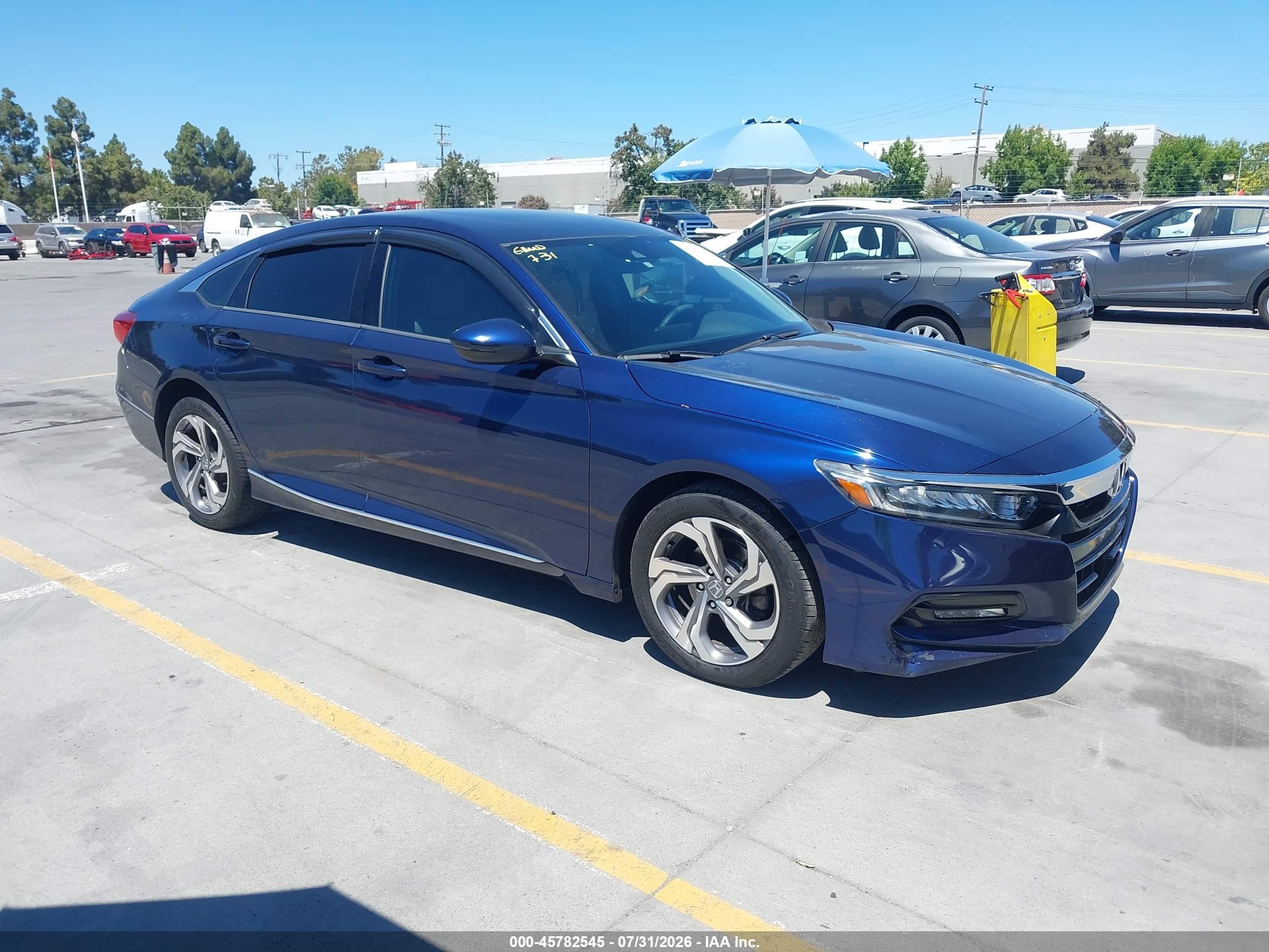 2018 Honda Accord VIN 1HGCV1F63JA012124 — IAAI salvage auction photo