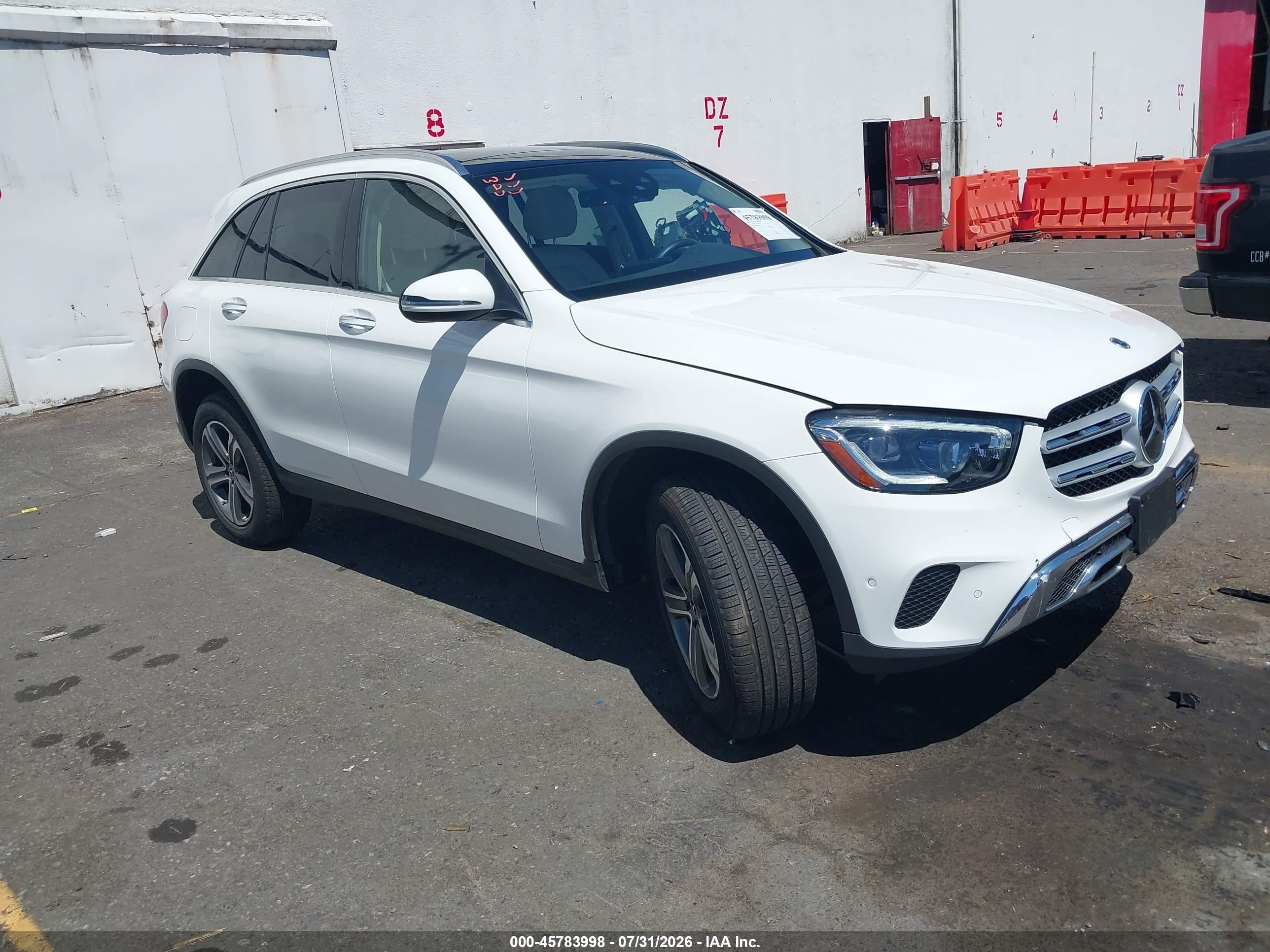 2021 Mercedes-Benz GLC-Class VIN W1N0G8EB1MV294515 — IAAI salvage auction photo