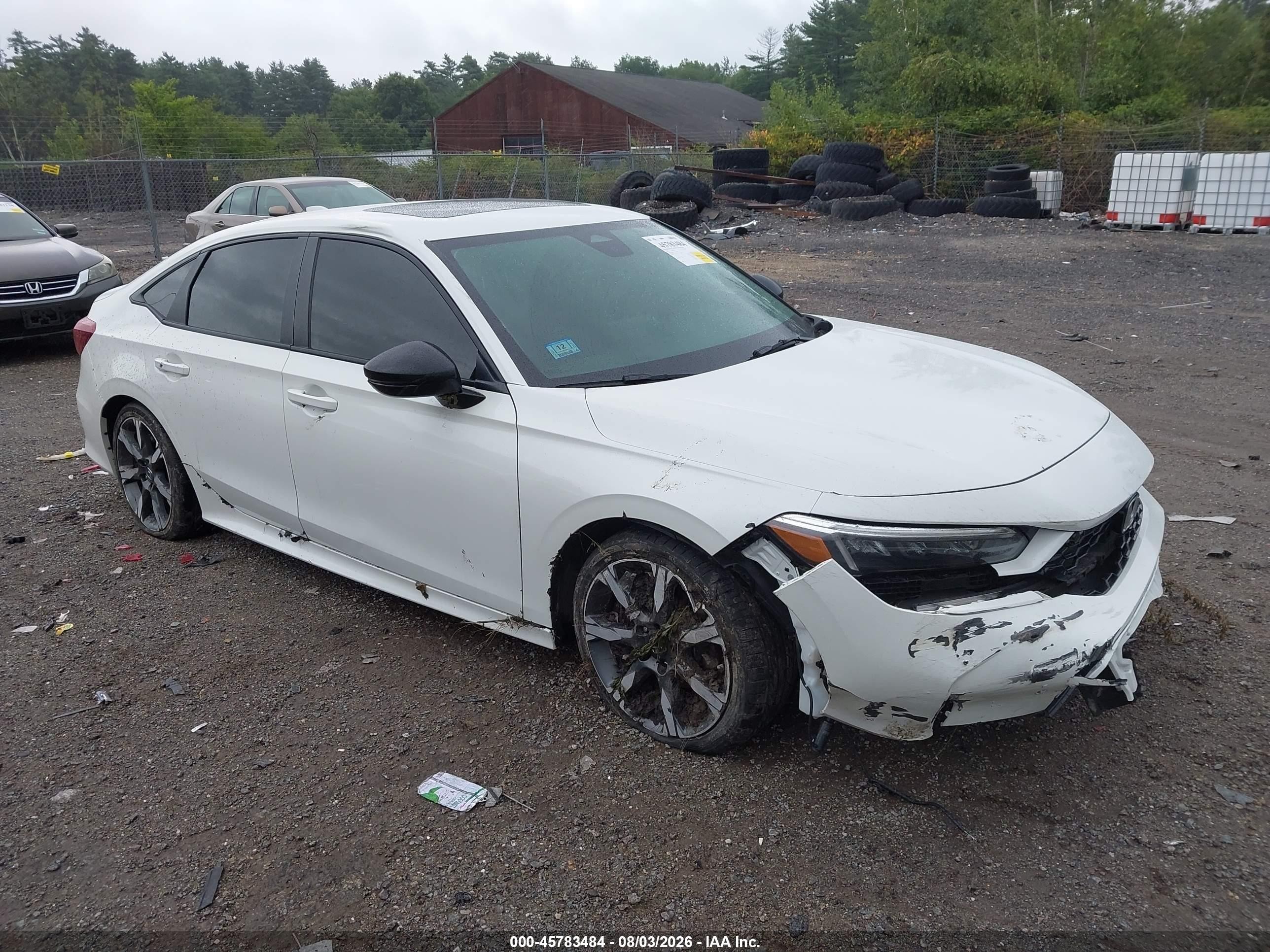 2025 Honda Civic Hybrid VIN 2HGFE4F89SH307585 — IAAI salvage auction photo