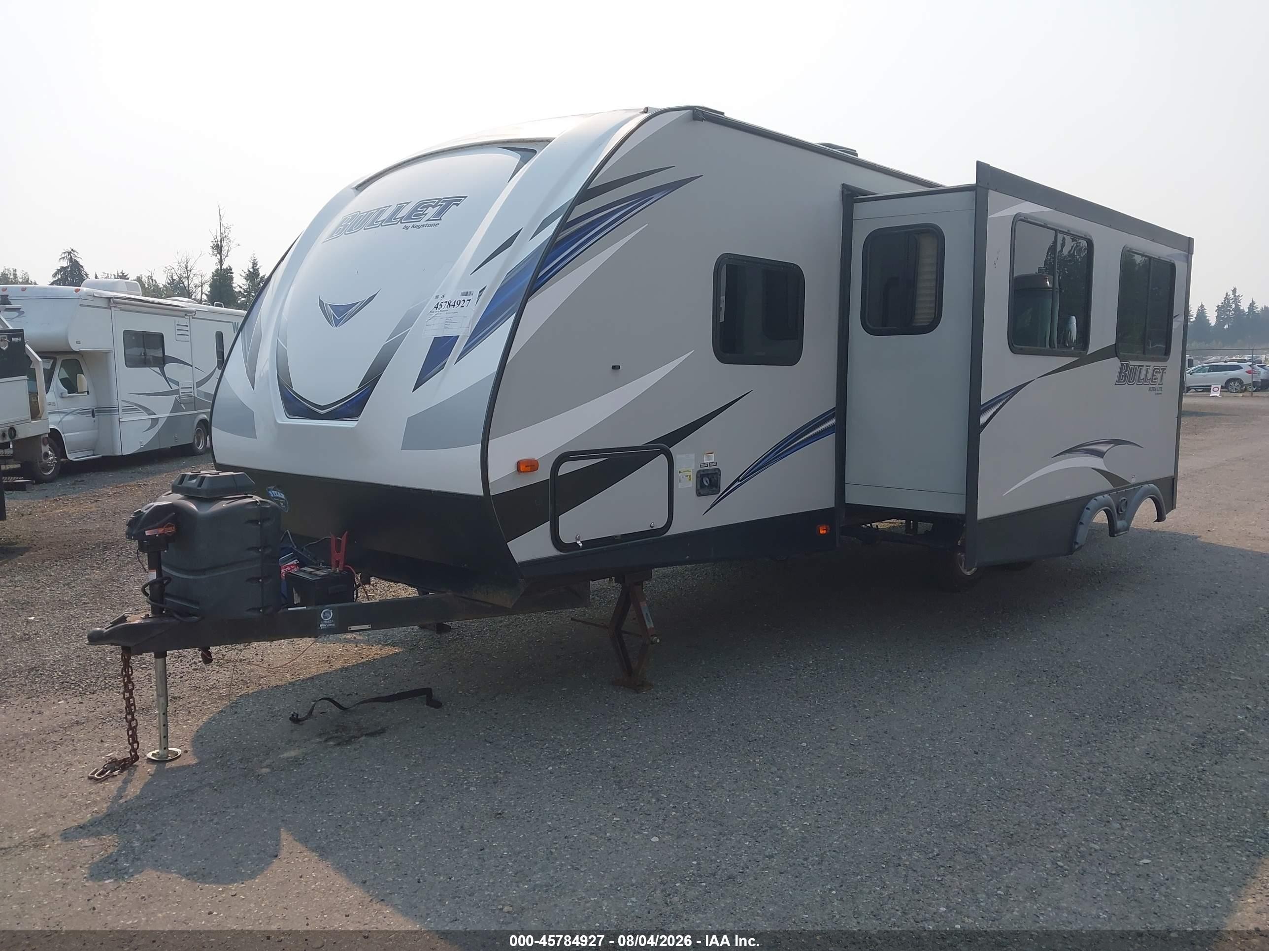 2019 Keystone Bullet VIN 4YDT26129KX432393 IAAI salvage auction — Top/Roof, Bill Of Sale (Washington), sold $5,750 on 2026-09-16 (photo 2)