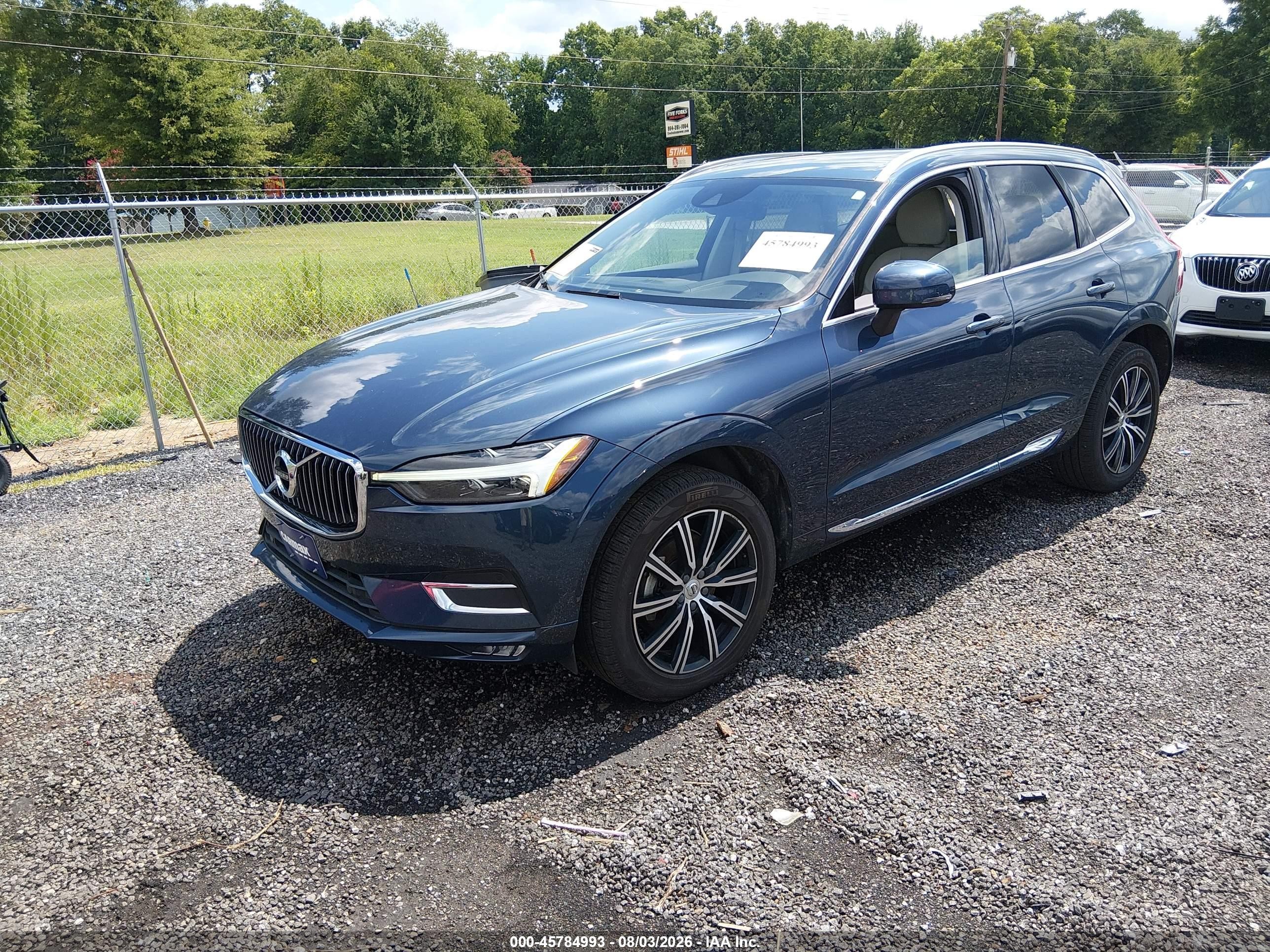 2021 Volvo Xc60 VIN YV4102DL2M1837043 IAAI salvage auction — Side, Salvage (South Carolina), sold $6,700 on 2026-09-10 (photo 2)