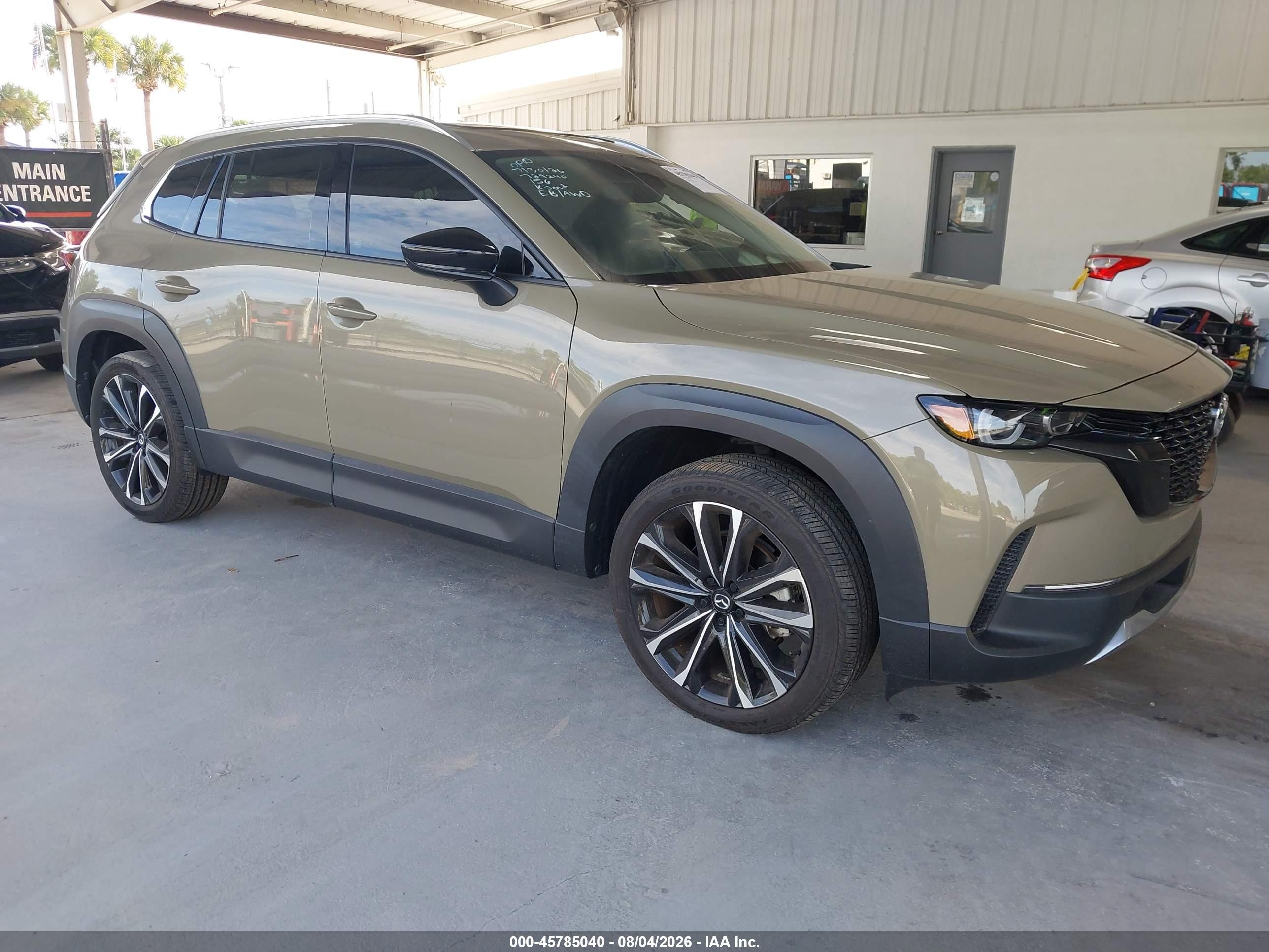 2024 Mazda Cx-50 VIN 7MMVABDY7RN230102 IAAI salvage auction — Side, Certificate Of Destruction (Florida), sold $7,300 on 2026-09-07 (photo 1)