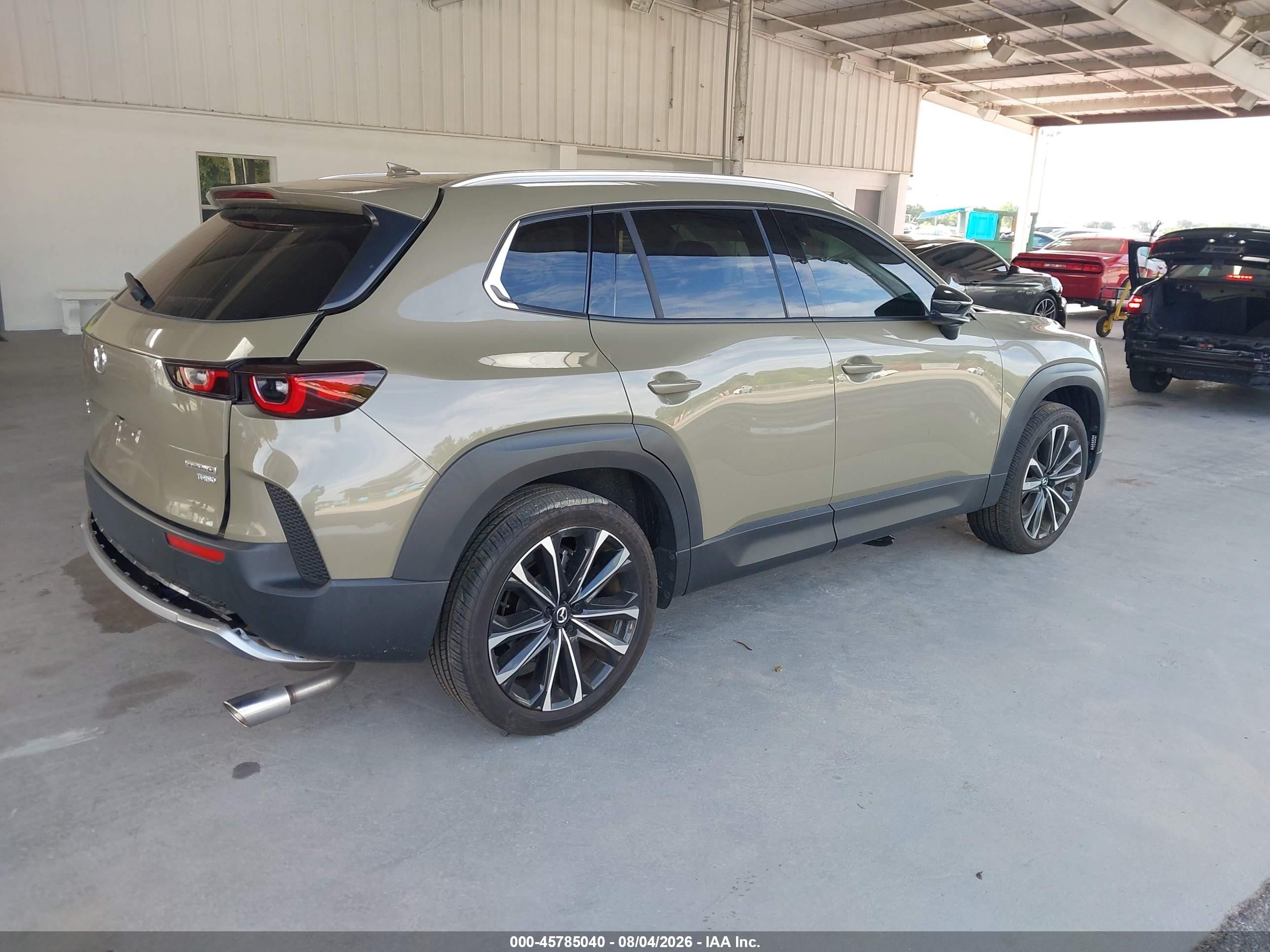 2024 Mazda Cx-50 VIN 7MMVABDY7RN230102 IAAI salvage auction — Side, Certificate Of Destruction (Florida), sold $7,300 on 2026-09-07 (photo 4)