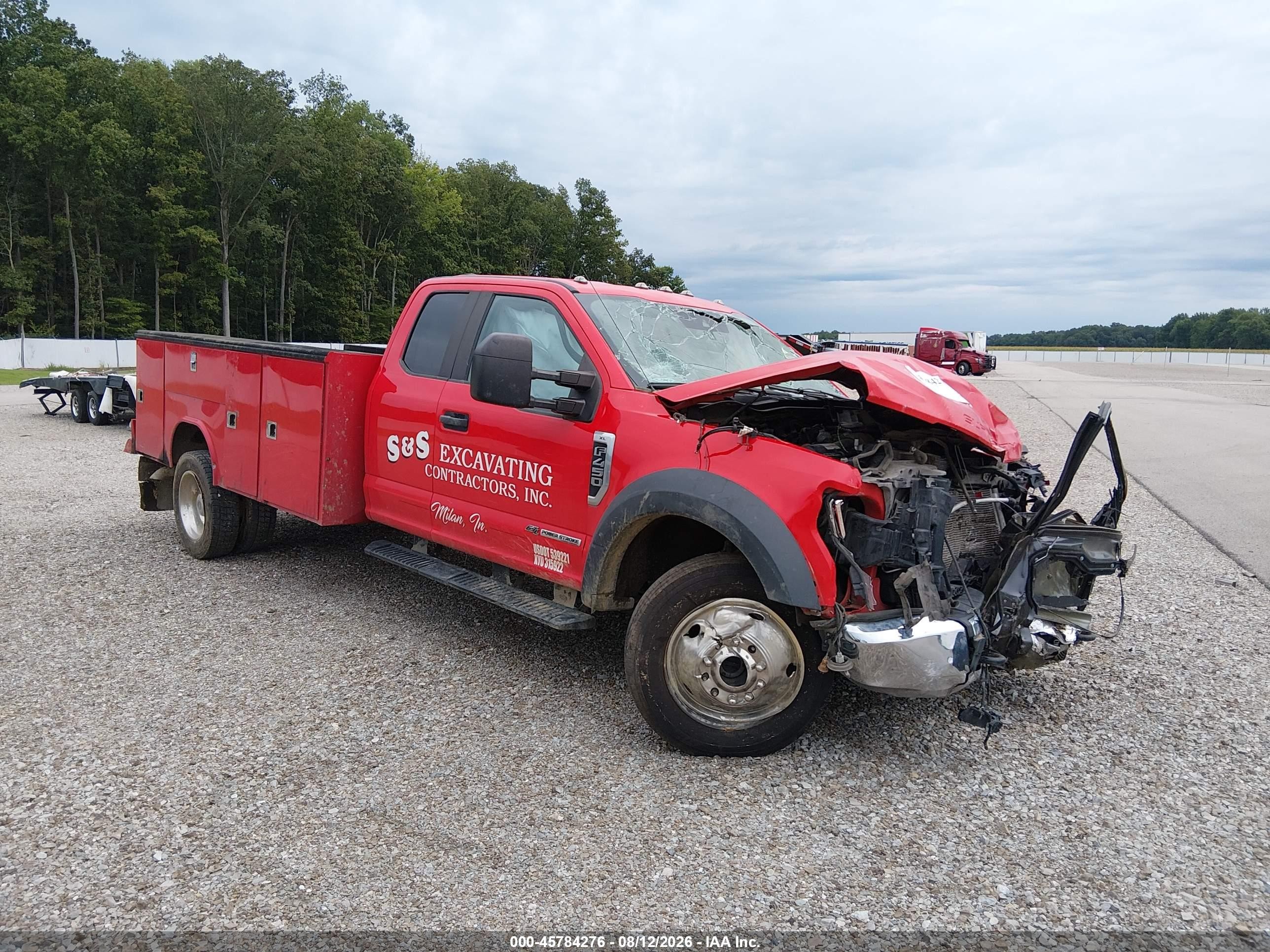 2021 Ford F-450 VIN 1FD0X4HT7MEC99332 — IAAI salvage auction photo