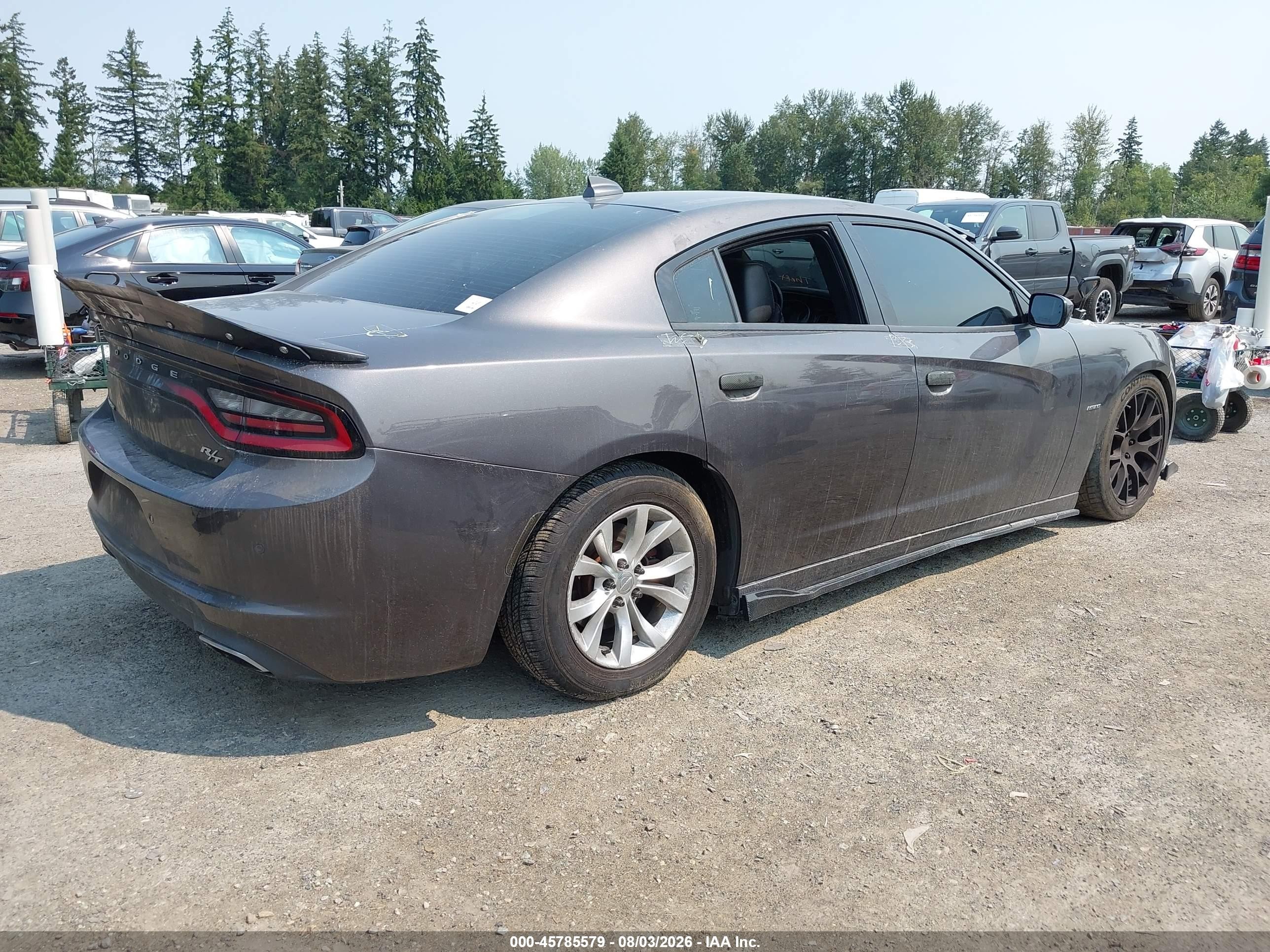 2015 Dodge Charger VIN 2C3CDXCT7FH826692 IAAI salvage auction — Theft, Bill Of Sale (Washington), sold $3,650 on 2026-09-11 (photo 4)