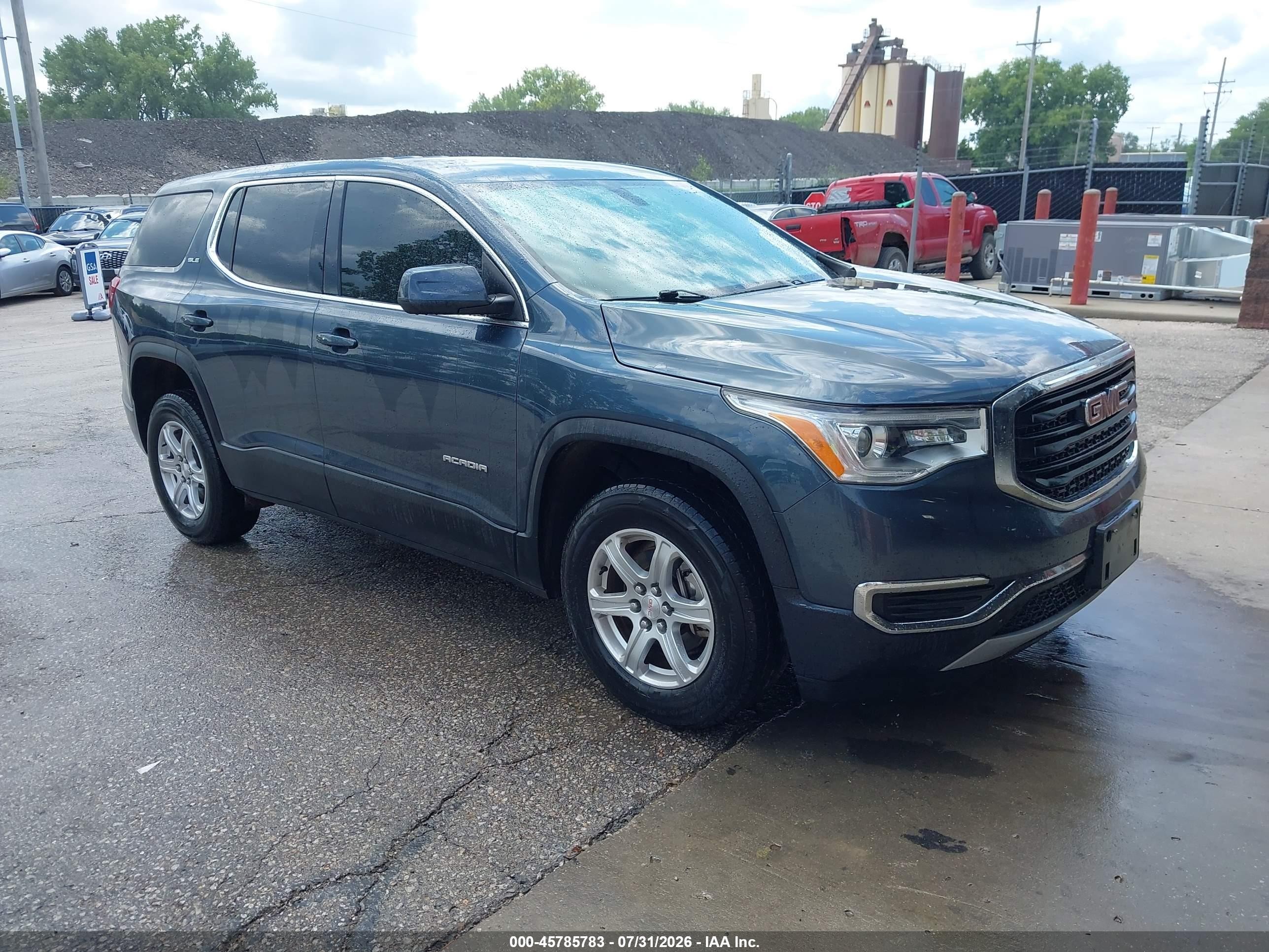 2019 GMC Acadia VIN 1GKKNRLAXKZ255650 — IAAI salvage auction photo