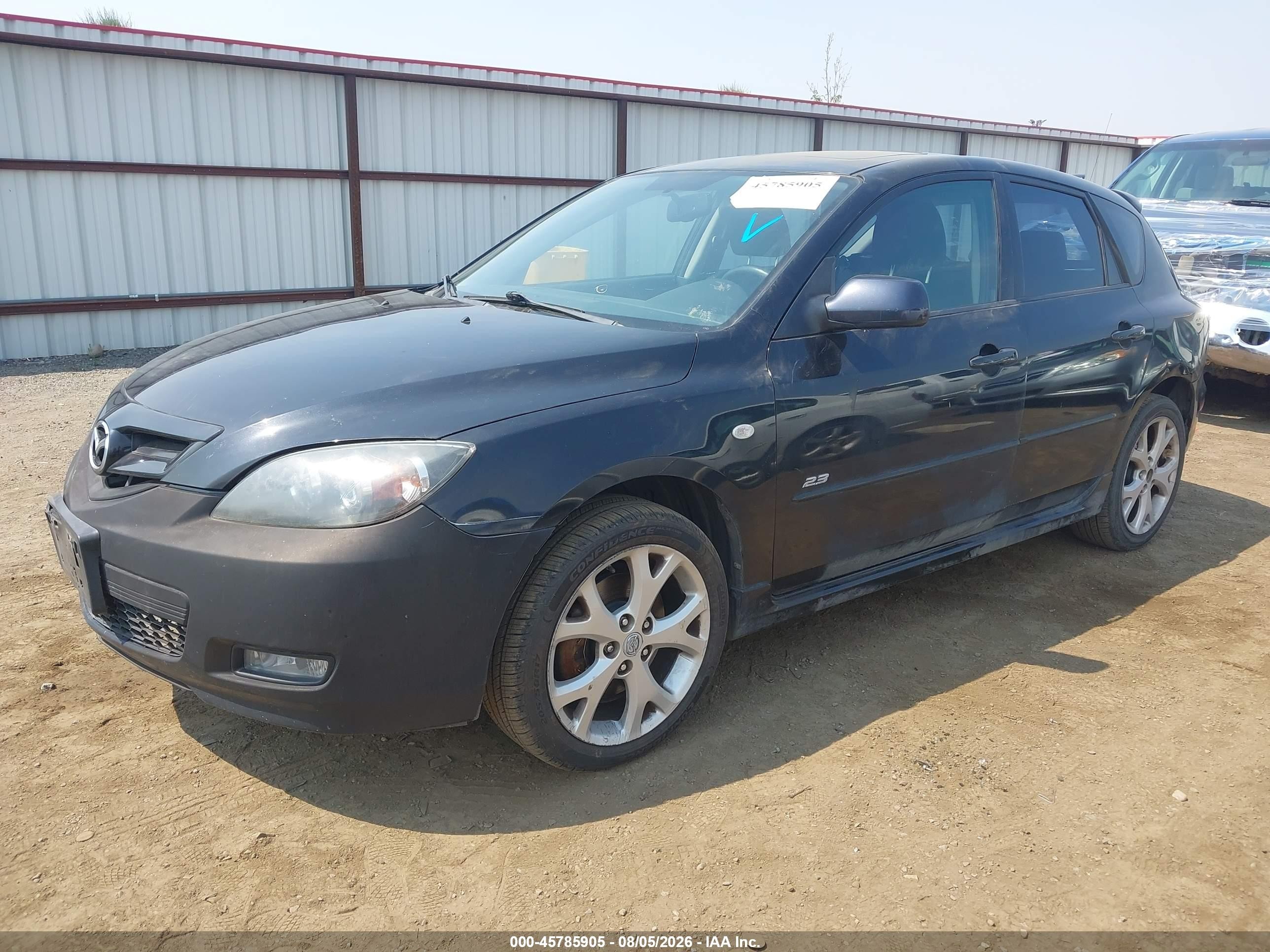 2008 Mazda 3 VIN JM1BK343381863129 IAAI salvage auction — Normal Wear, Clear (Washington), sold $400 on 2026-08-25 (photo 2)