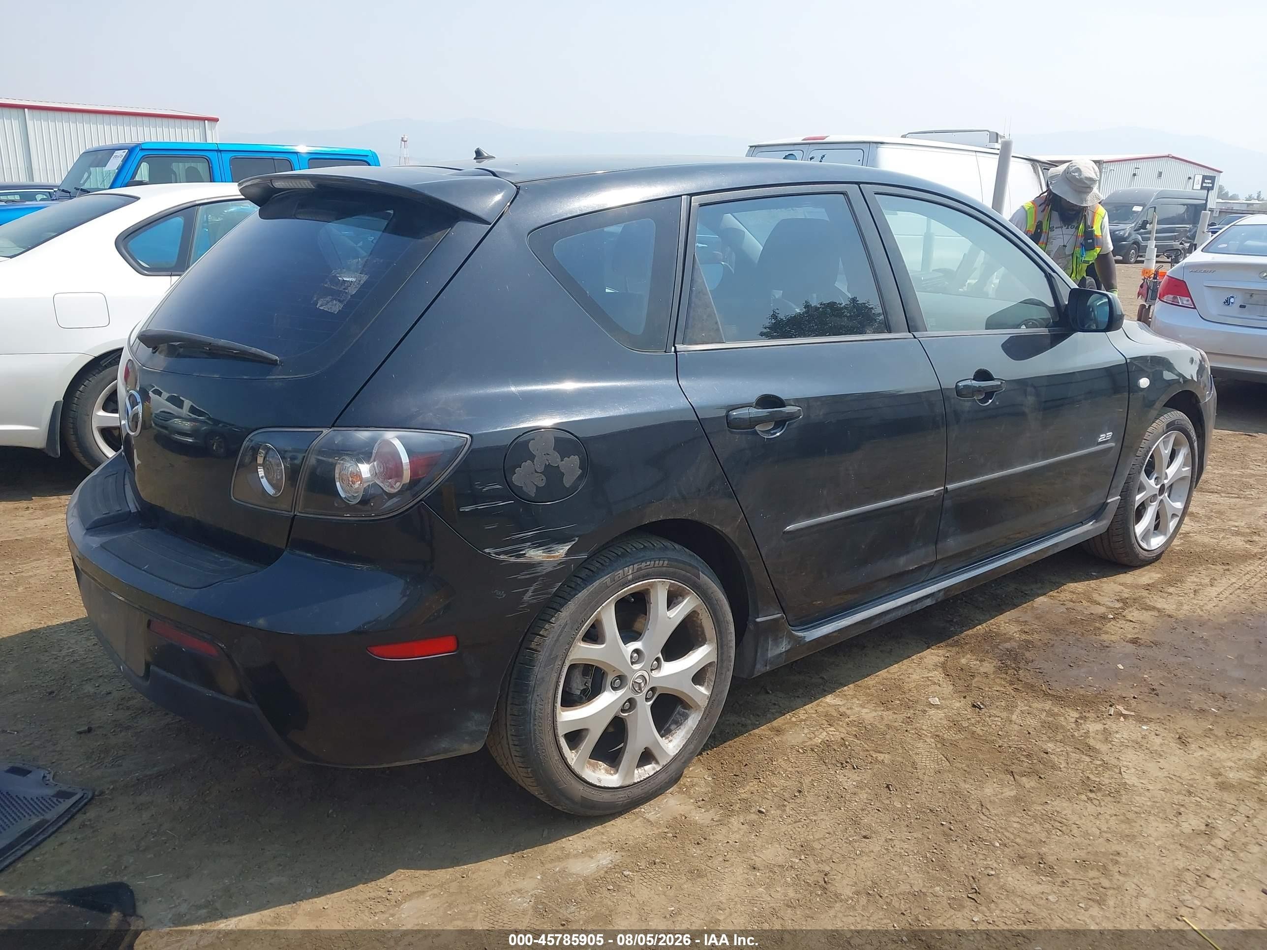 2008 Mazda 3 VIN JM1BK343381863129 IAAI salvage auction — Normal Wear, Clear (Washington), sold $400 on 2026-08-25 (photo 4)