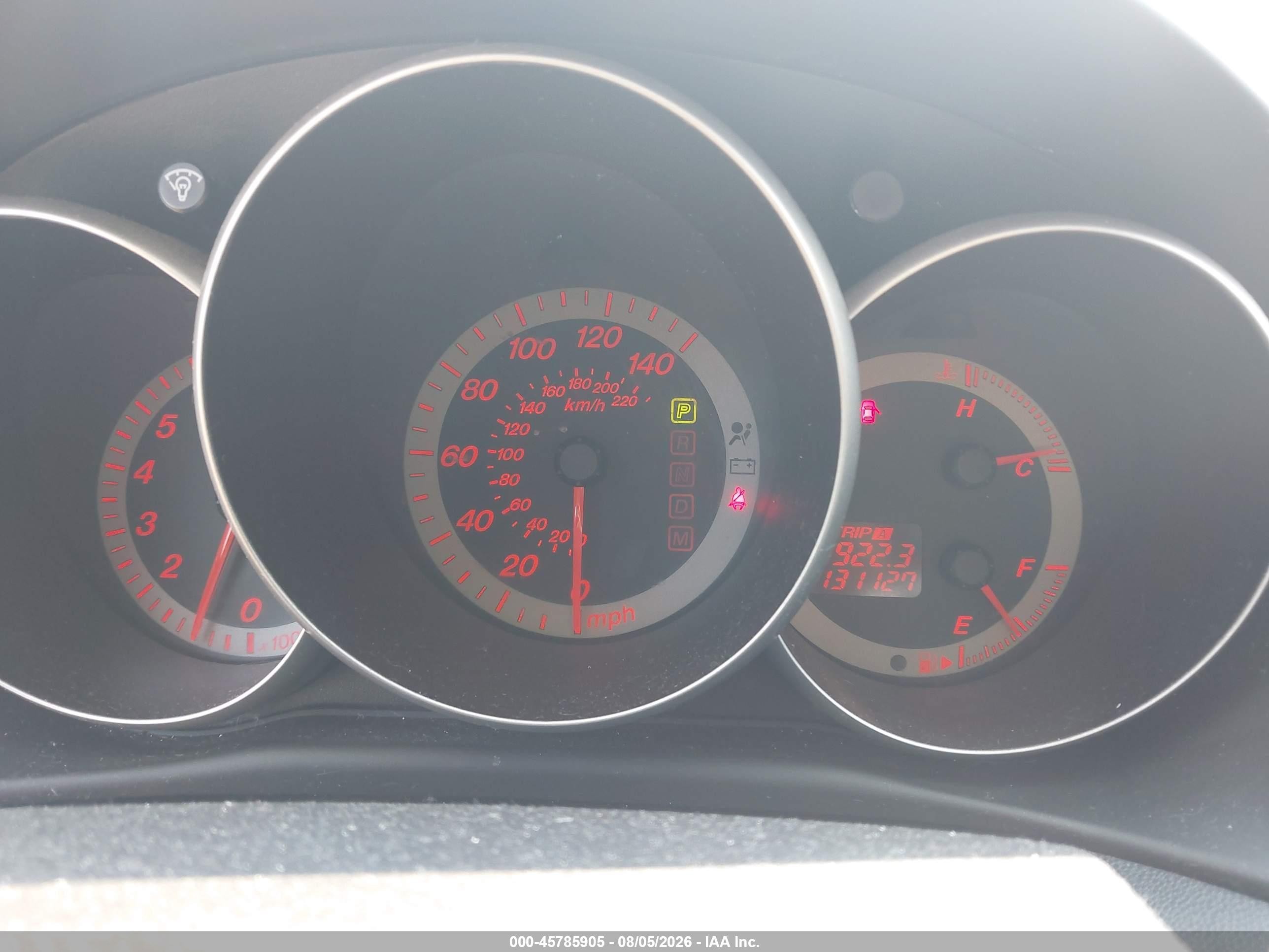 2008 Mazda 3 VIN JM1BK343381863129 IAAI salvage auction — Normal Wear, Clear (Washington), sold $400 on 2026-08-25 (photo 7)