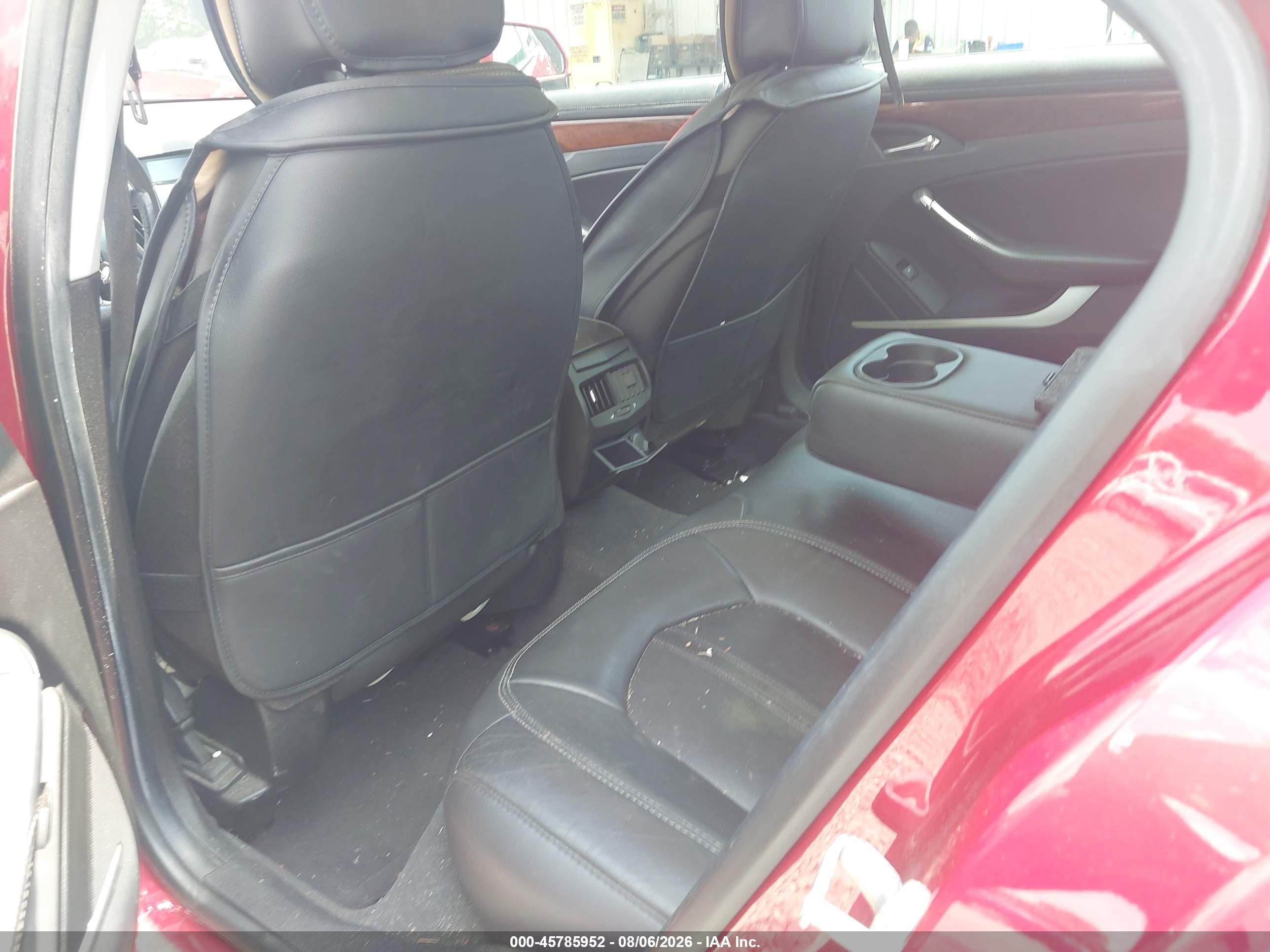 2013 Cadillac CTS VIN 1G6DE5E53D0158202 IAAI salvage auction — Front & Rear, Salvage (Idaho), sold $350 on 2026-10-09 (photo 8)