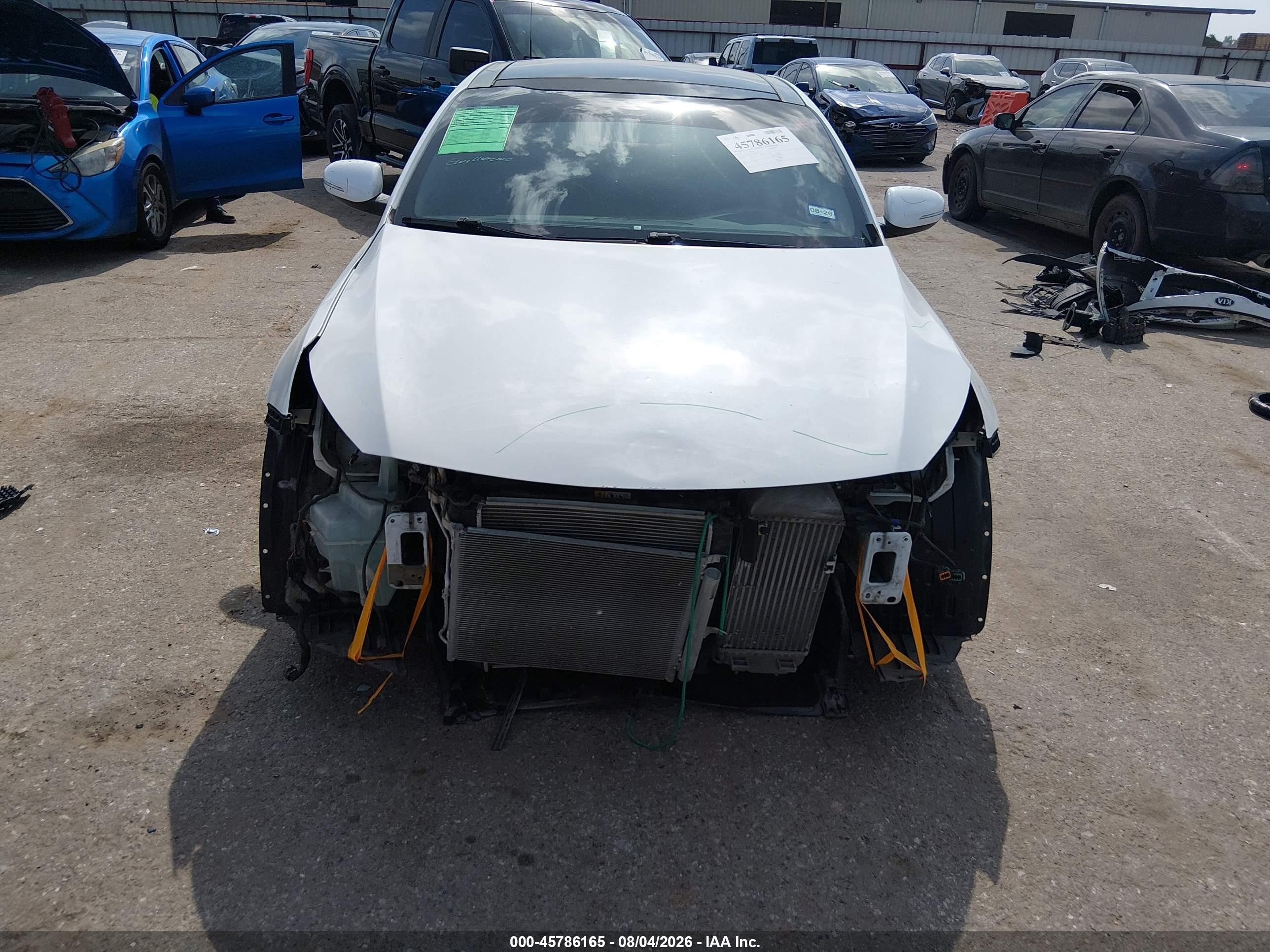 2014 Kia Optima VIN 5XXGR4A67EG290273 IAAI salvage auction — Front End, Original (Texas), sold $650 on 2026-09-09 (photo 6)
