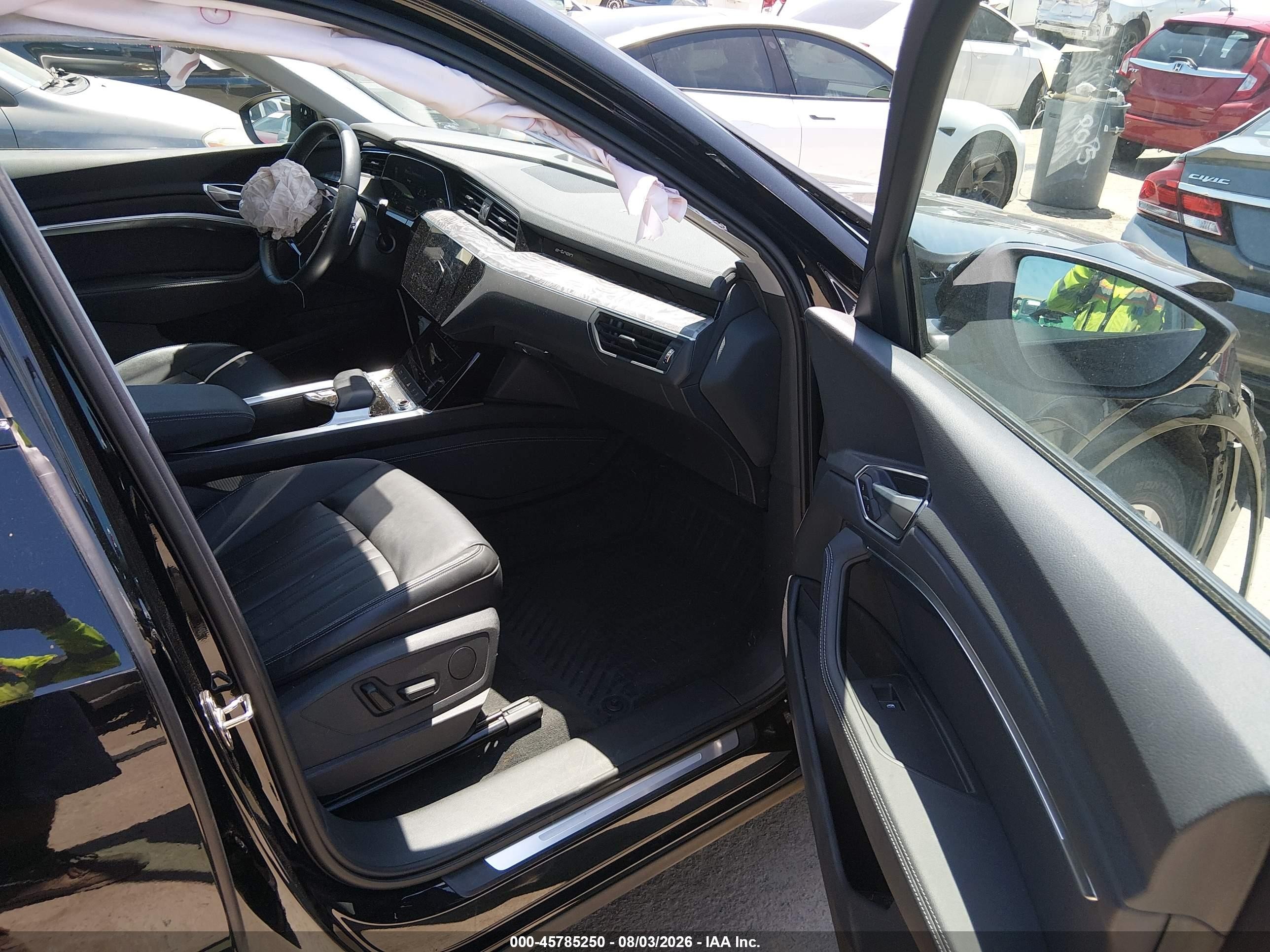 2022 Audi E-tron VIN WA1AABGE9NB023720 IAAI salvage auction — Front End, Salvage (California), sold $12,100 on 2026-10-05 (photo 5)
