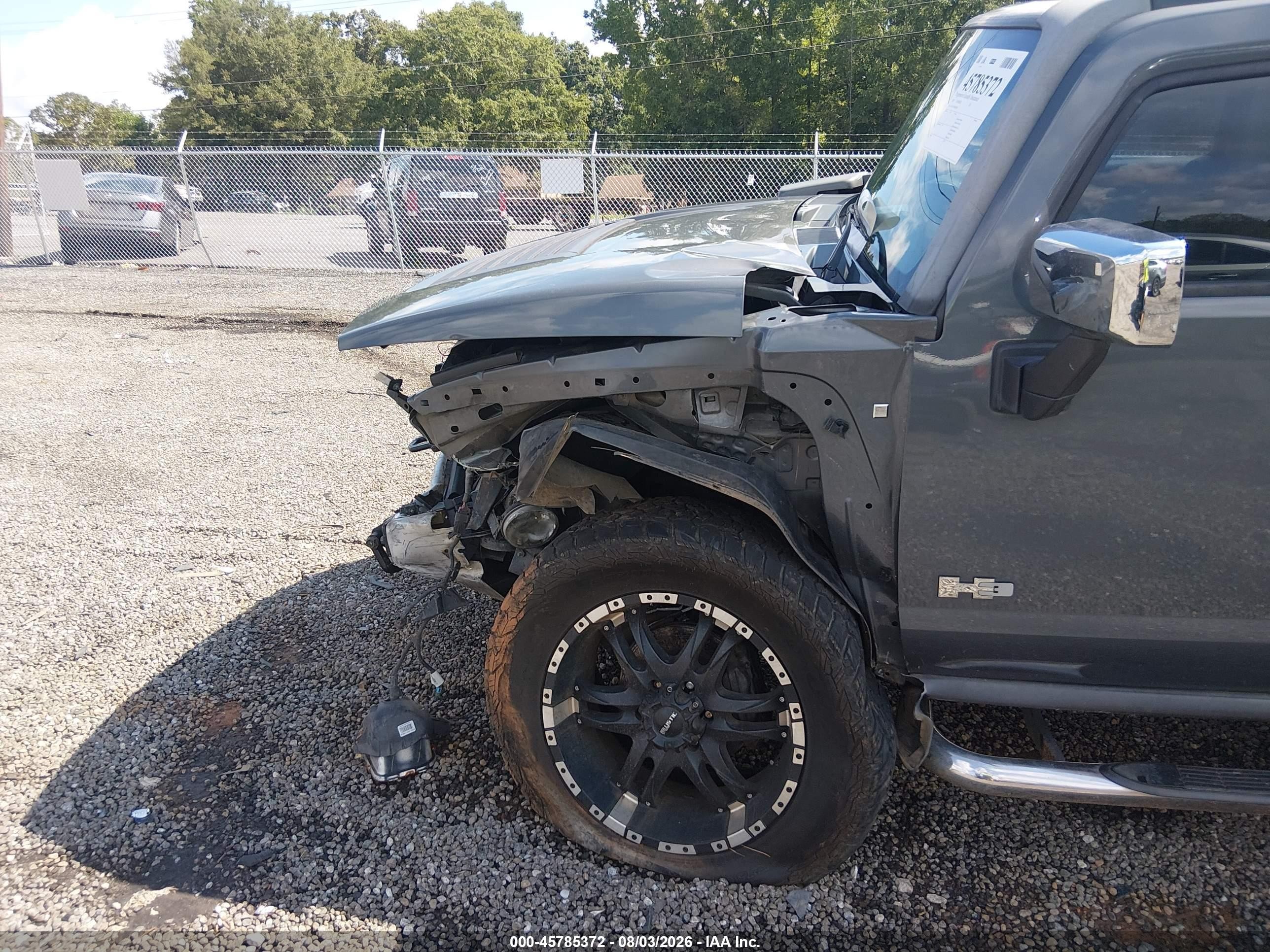 2008 Hummer H3 VIN 5GTEN13E188128614 IAAI salvage auction — Front End, Salvage (South Carolina), sold $425 on 2026-09-08 (photo 6)