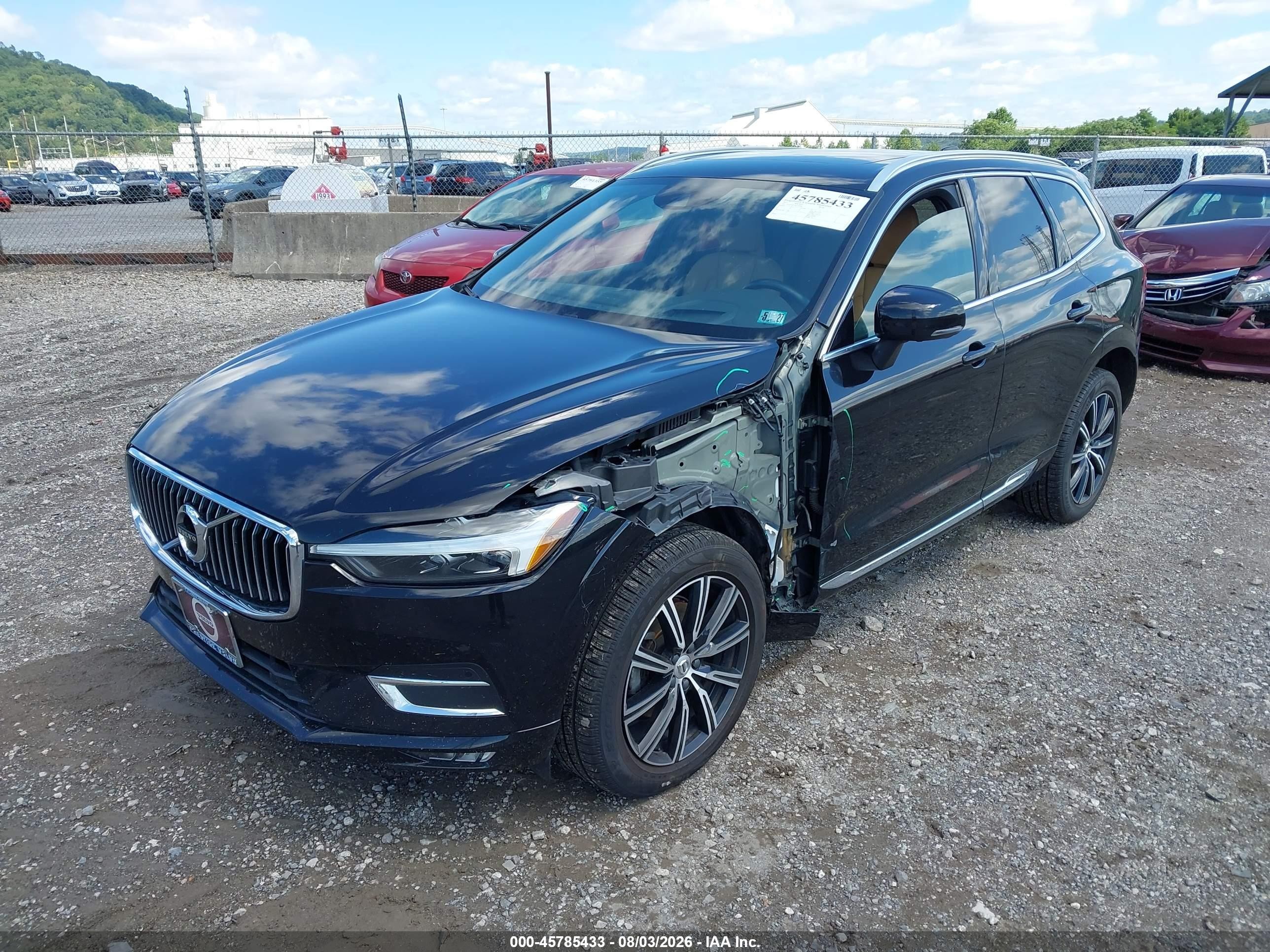 2021 Volvo XC60 VIN YV4102RL3M1799380 IAAI salvage auction — Unknown, Salvage (Pennsylvania), sold $12,300 on 2026-09-13 (photo 2)