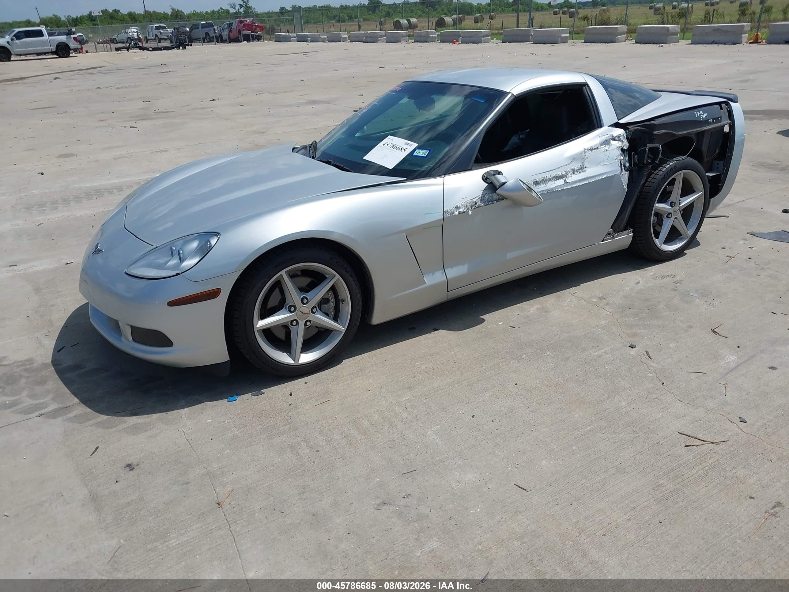 2012 Chevrolet Corvette VIN 1G1YE2DW2C5109428 IAAI salvage auction — Side, Original (Texas), sold $12,300 on 2026-09-04 (photo 2)