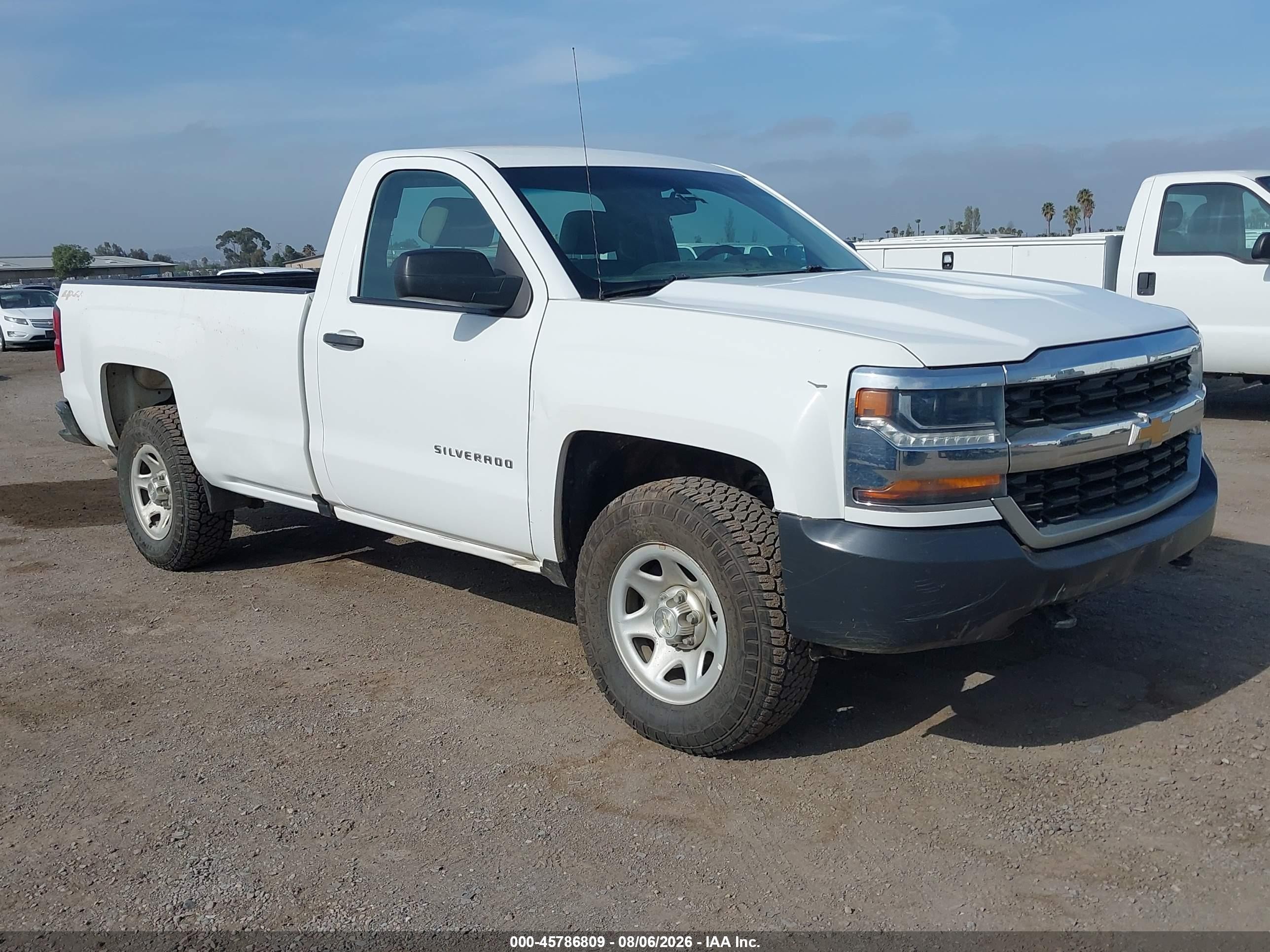 2016 Chevrolet Silverado 1500 VIN 1GCNKNEH2GZ314850 — IAAI salvage auction photo