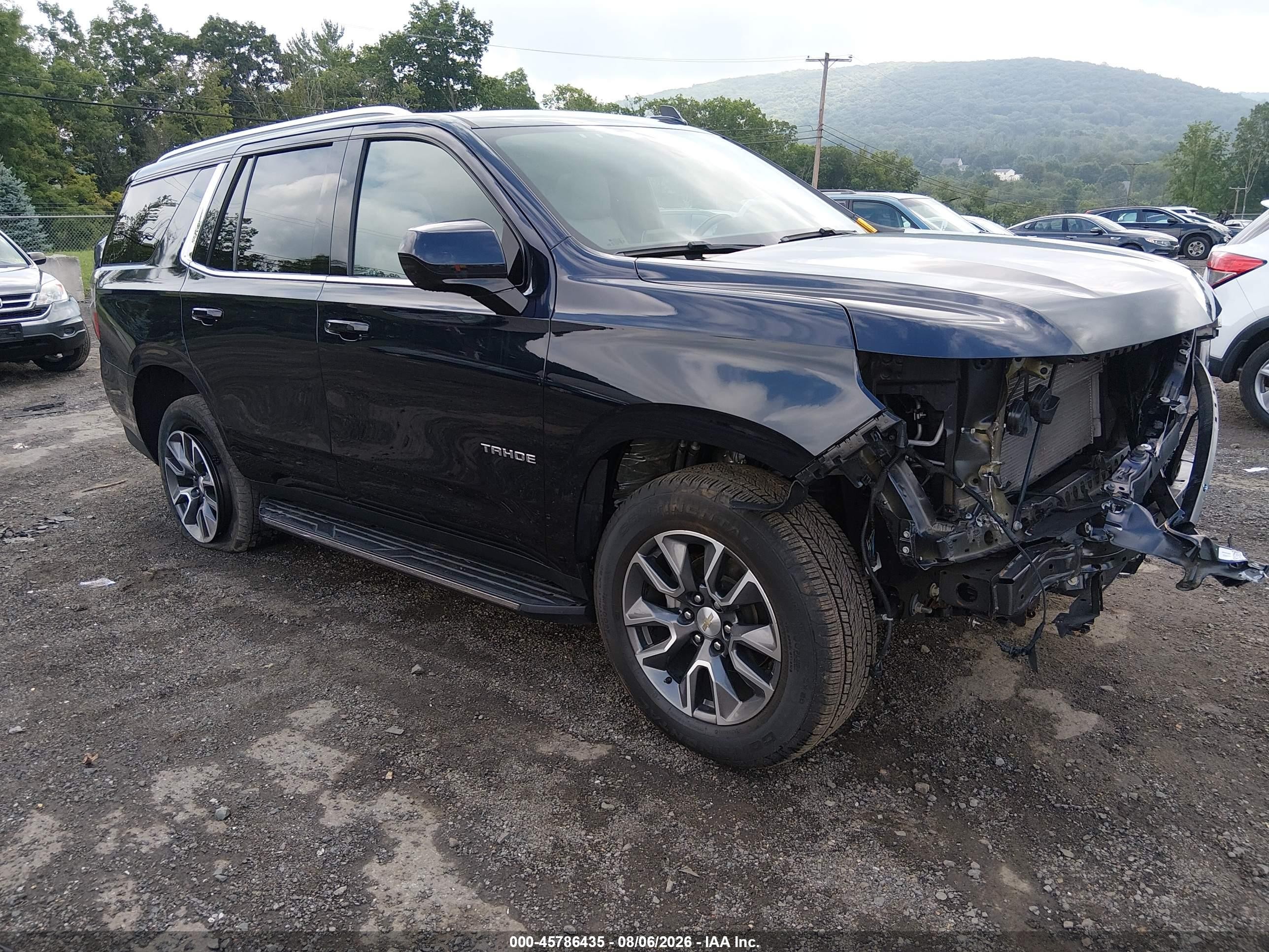 2021 Chevrolet Tahoe VIN 1GNSKNKD3MR430484 — IAAI salvage auction photo