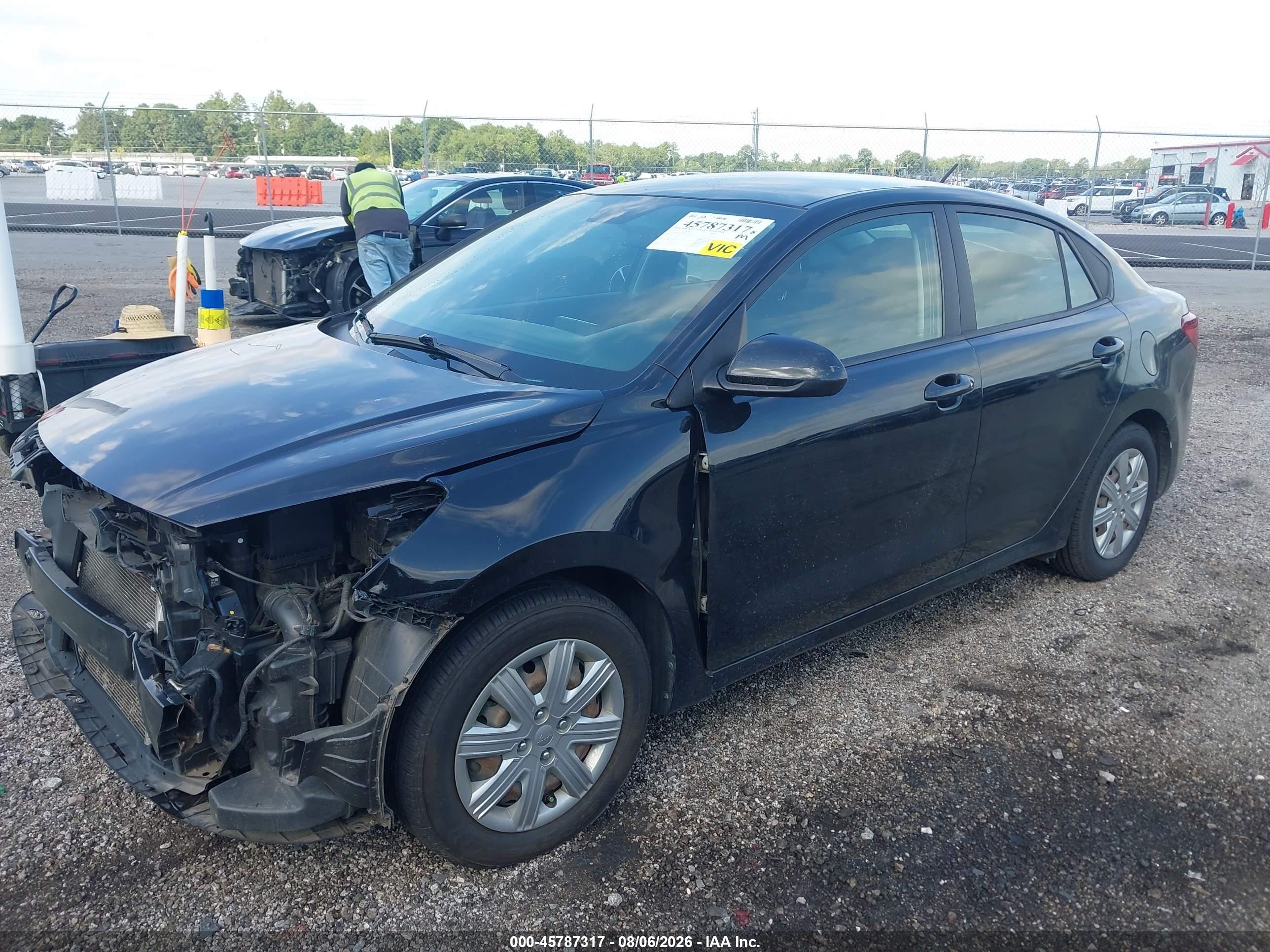 2021 Kia Rio VIN 3KPA24AD8ME382945 IAAI salvage auction — Front End, Salvage (South Carolina), sold $1,900 on 2026-09-09 (photo 2)