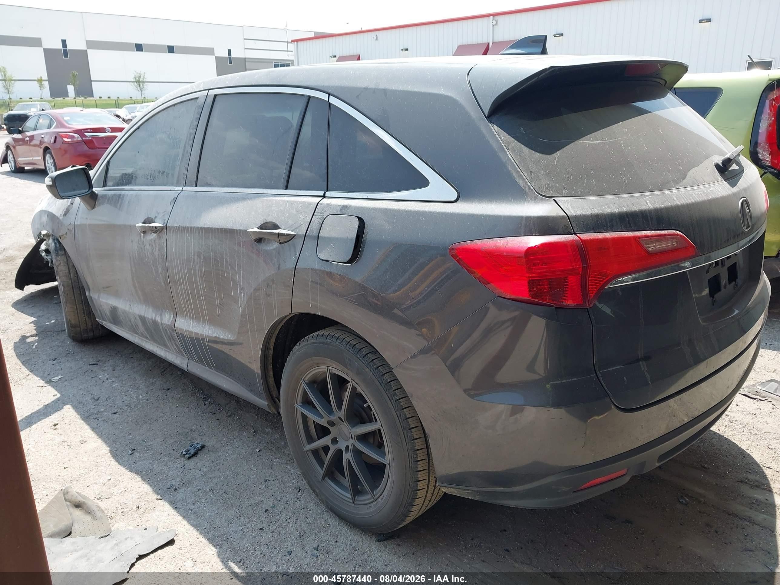 2015 Acura Rdx VIN 5J8TB3H30FL016683 IAAI salvage auction — Unknown, Salvage (Texas), sold $200 on 2026-09-08 (photo 3)