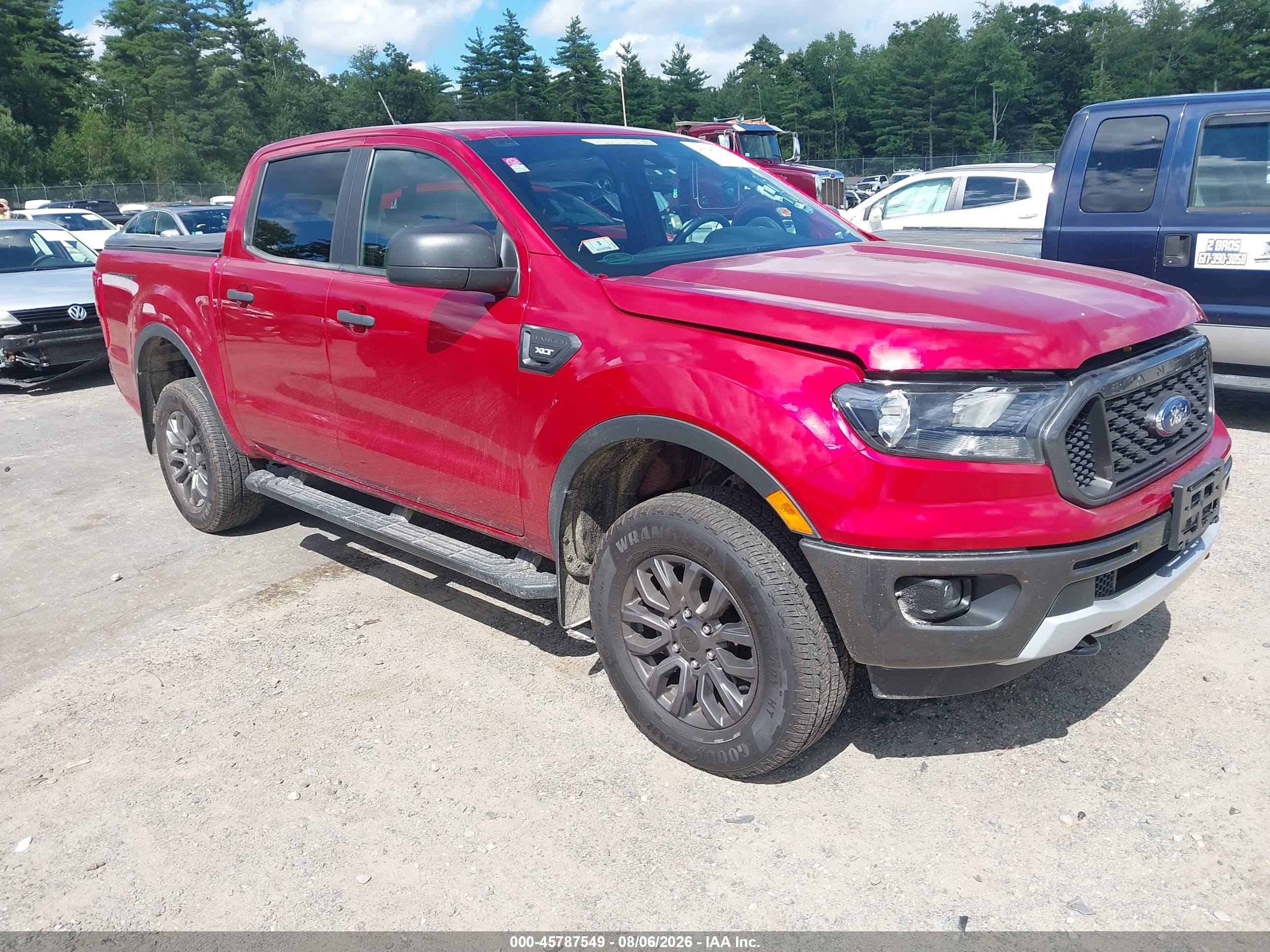 2021 Ford Ranger VIN 1FTER4FH3MLD62652 — IAAI salvage auction photo