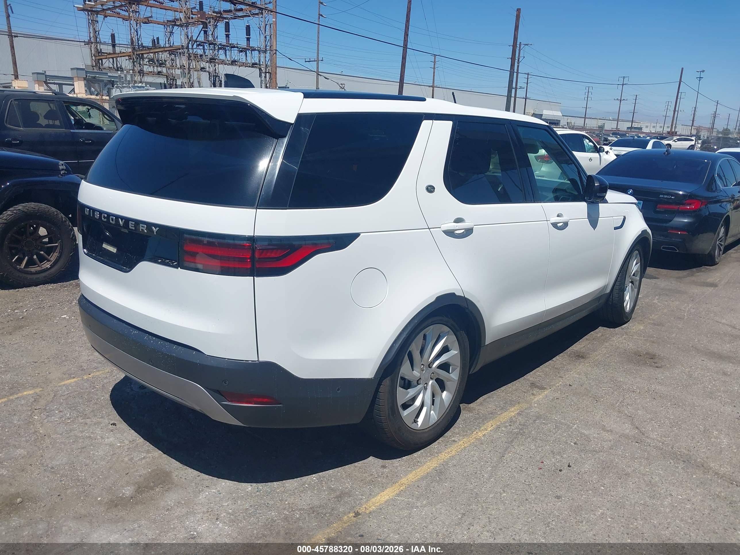 2024 Land Rover Discovery VIN SALRJ2EX6R2489925 IAAI salvage auction — Unknown, Salvage (California), sold $10,100 on 2026-09-24 (photo 4)