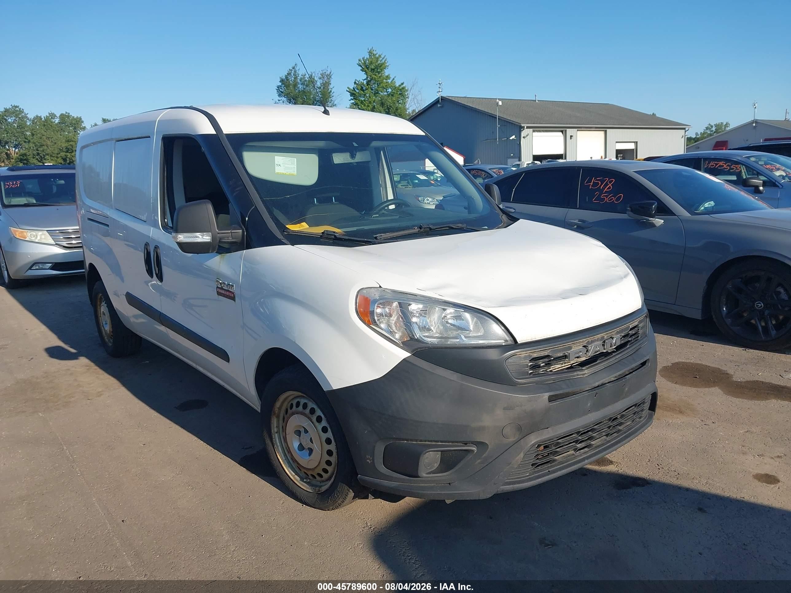 2020 Ram Promaster city VIN ZFBHRFABXL6P26786 IAAI salvage auction — Normal Wear, Original (Ohio), sold $525 on 2026-09-08 (photo 1)