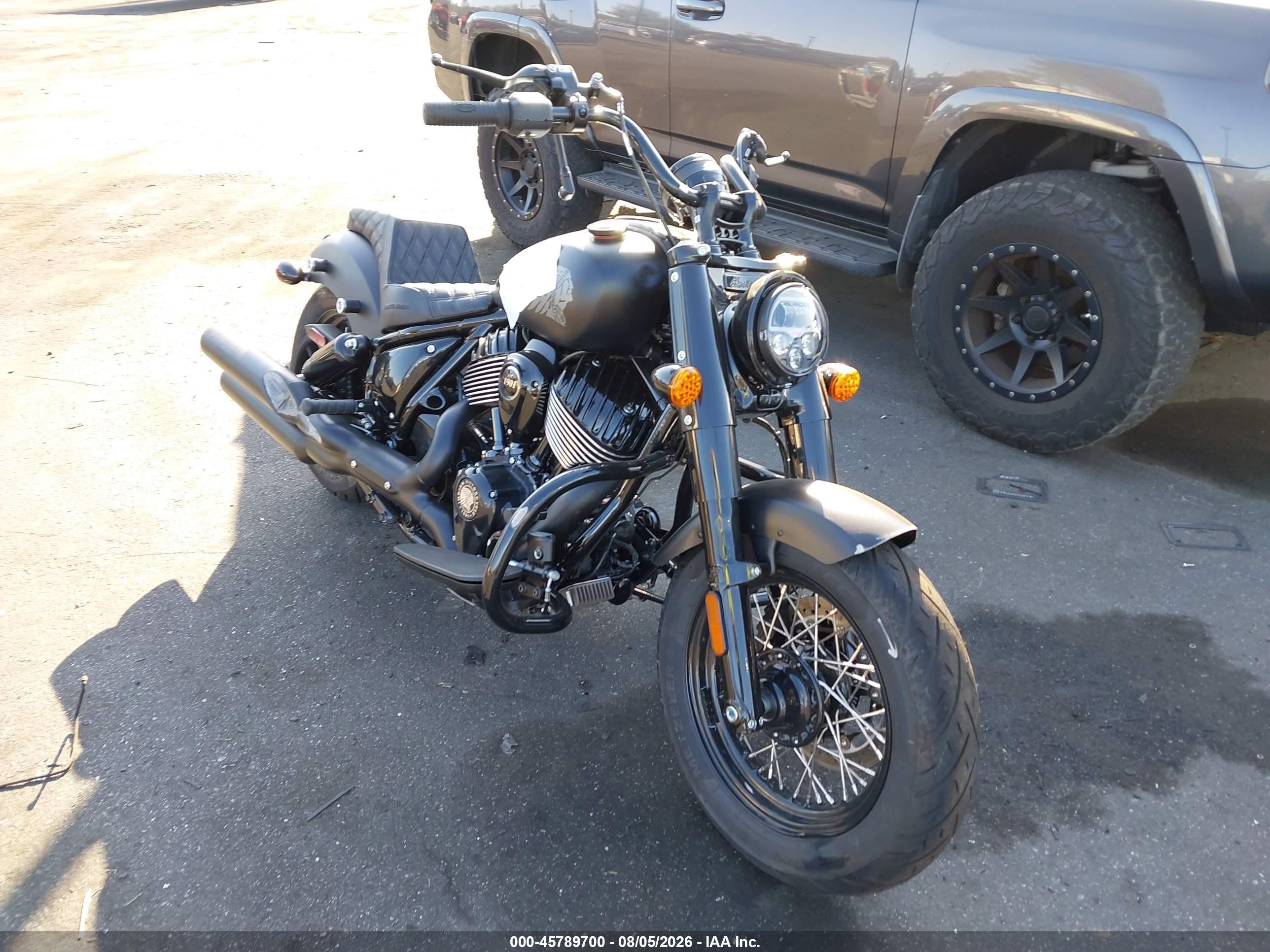 2026 Indian Motorcycle Co. Chief VIN 56KDLDBH3T3030920 IAAI salvage auction — Side, Salvage Certificate (California), sold $4,250 on 2026-09-18 (photo 1)