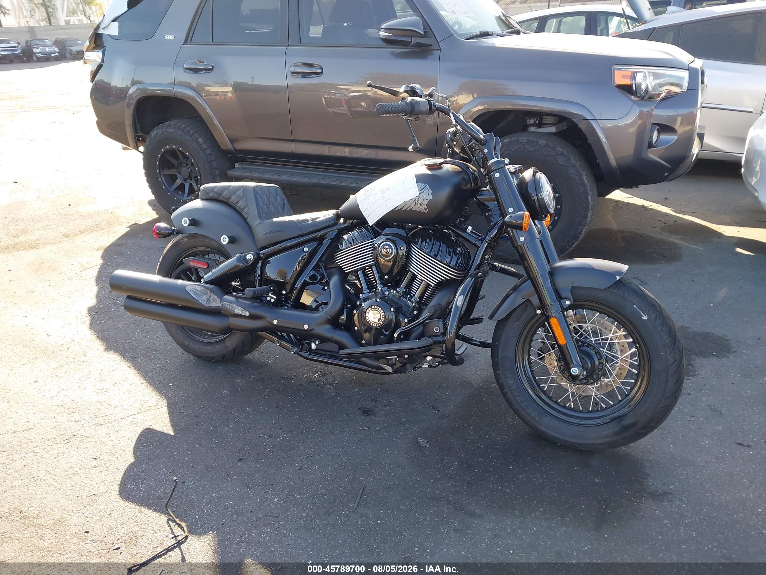 2026 Indian Motorcycle Co. Chief VIN 56KDLDBH3T3030920 IAAI salvage auction — Side, Salvage Certificate (California), sold $4,250 on 2026-09-18 (photo 8)