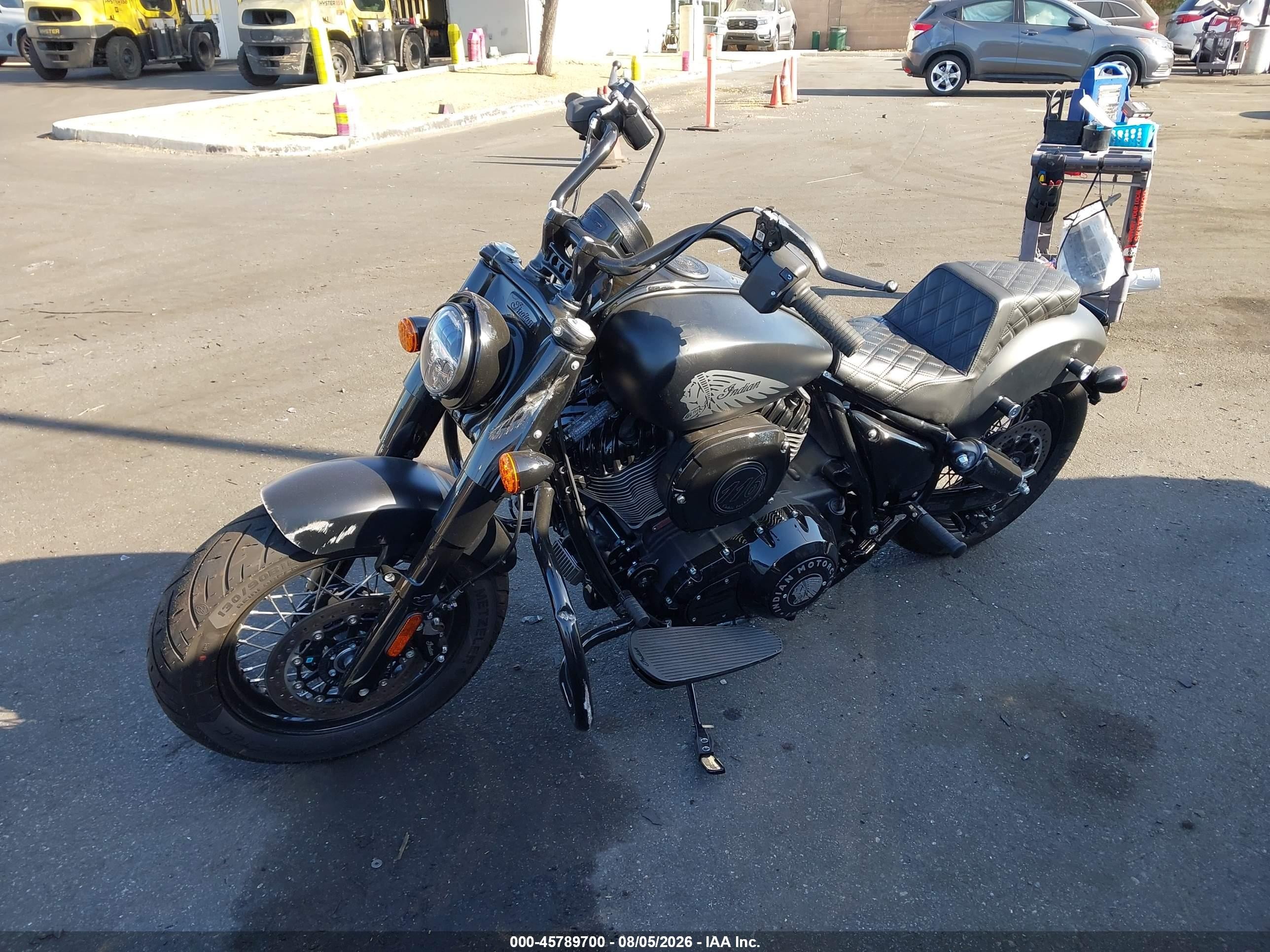 2026 Indian Motorcycle Co. Chief VIN 56KDLDBH3T3030920 IAAI salvage auction — Side, Salvage Certificate (California), sold $4,250 on 2026-09-18 (photo 9)