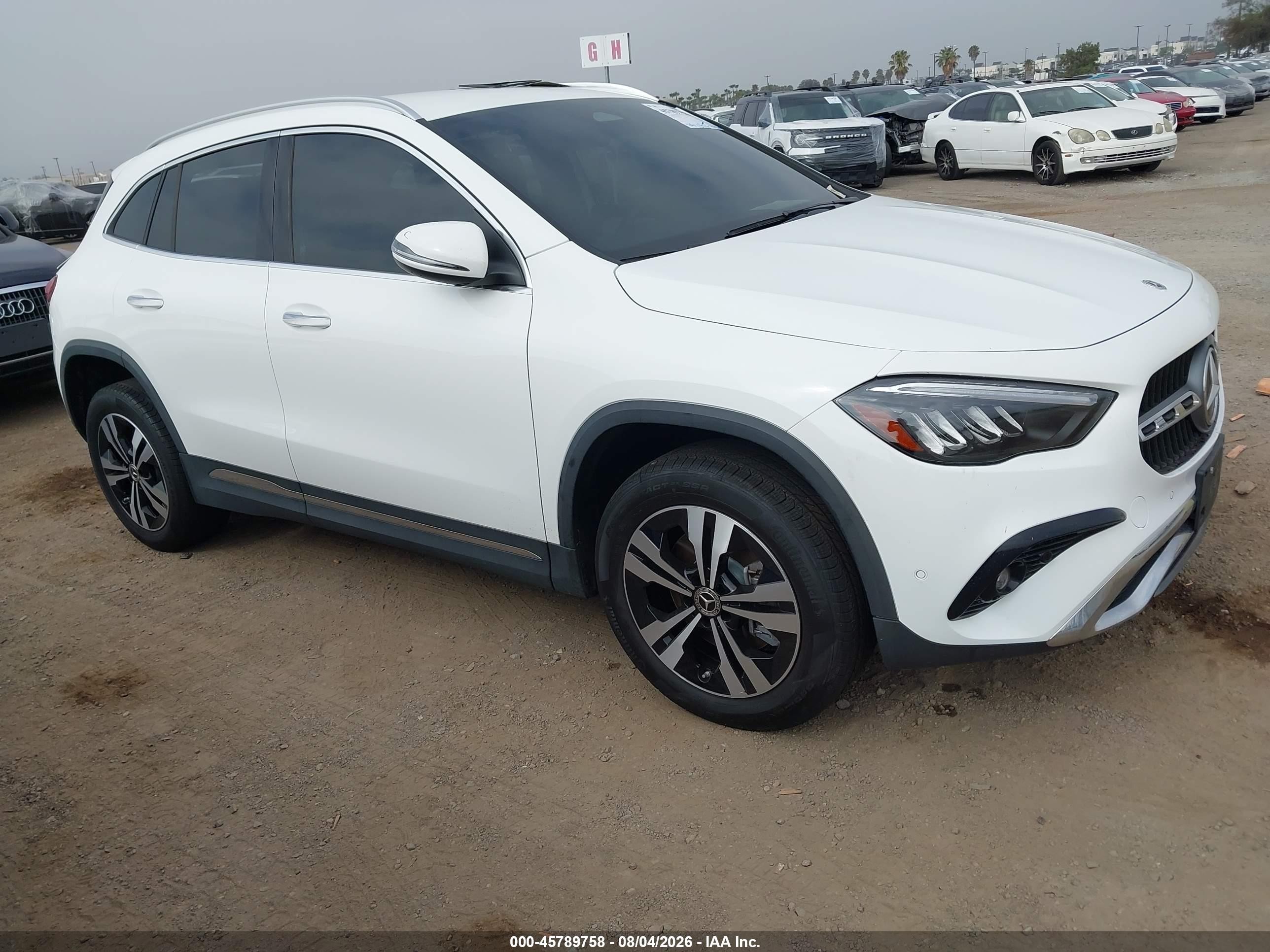 2025 Mercedes-Benz GLA-Class VIN W1N4N4GB5SJ694854 — IAAI salvage auction photo