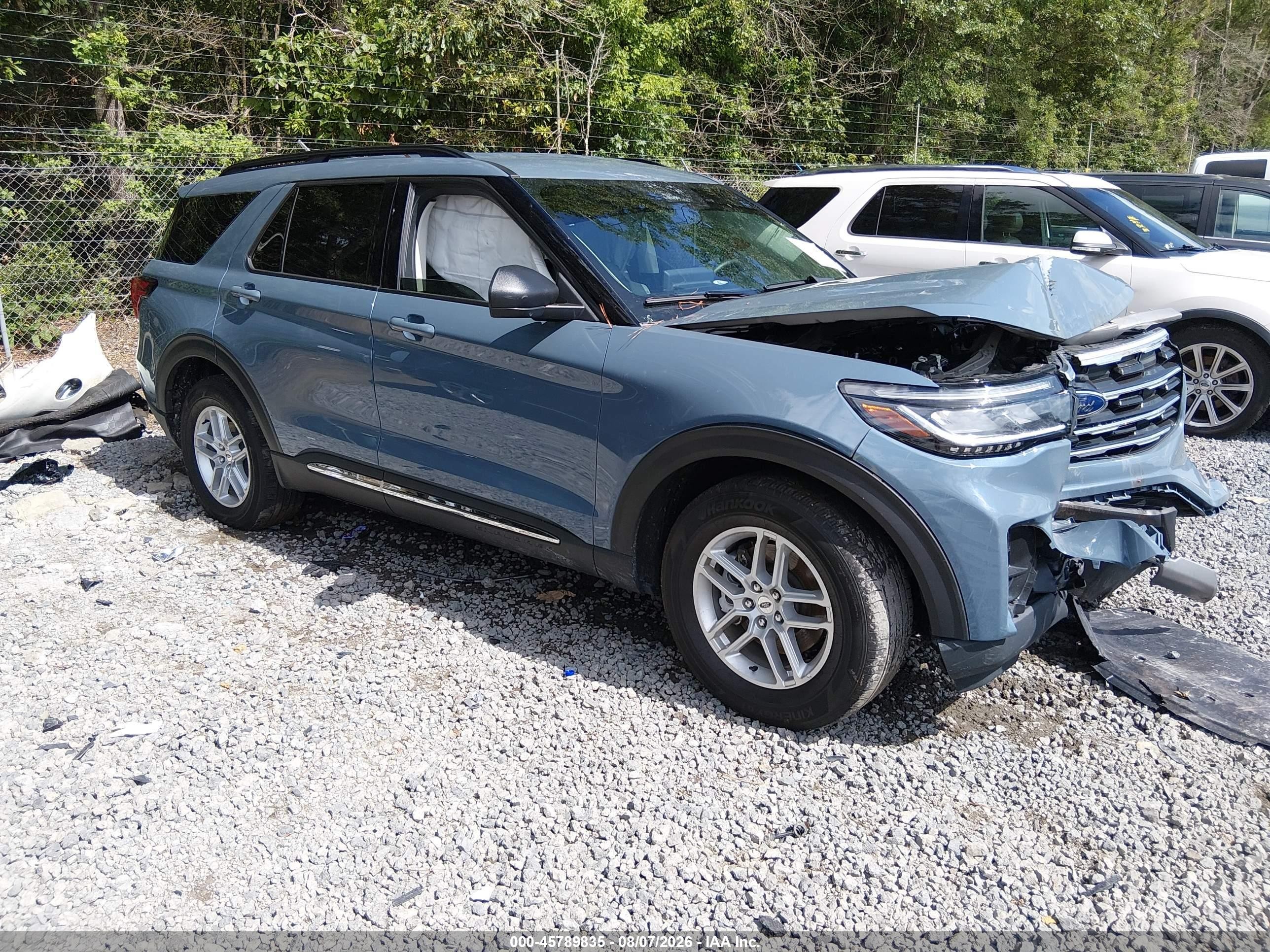 2025 Ford Explorer VIN 1FMUK7DH0SGB09956 — IAAI salvage auction photo