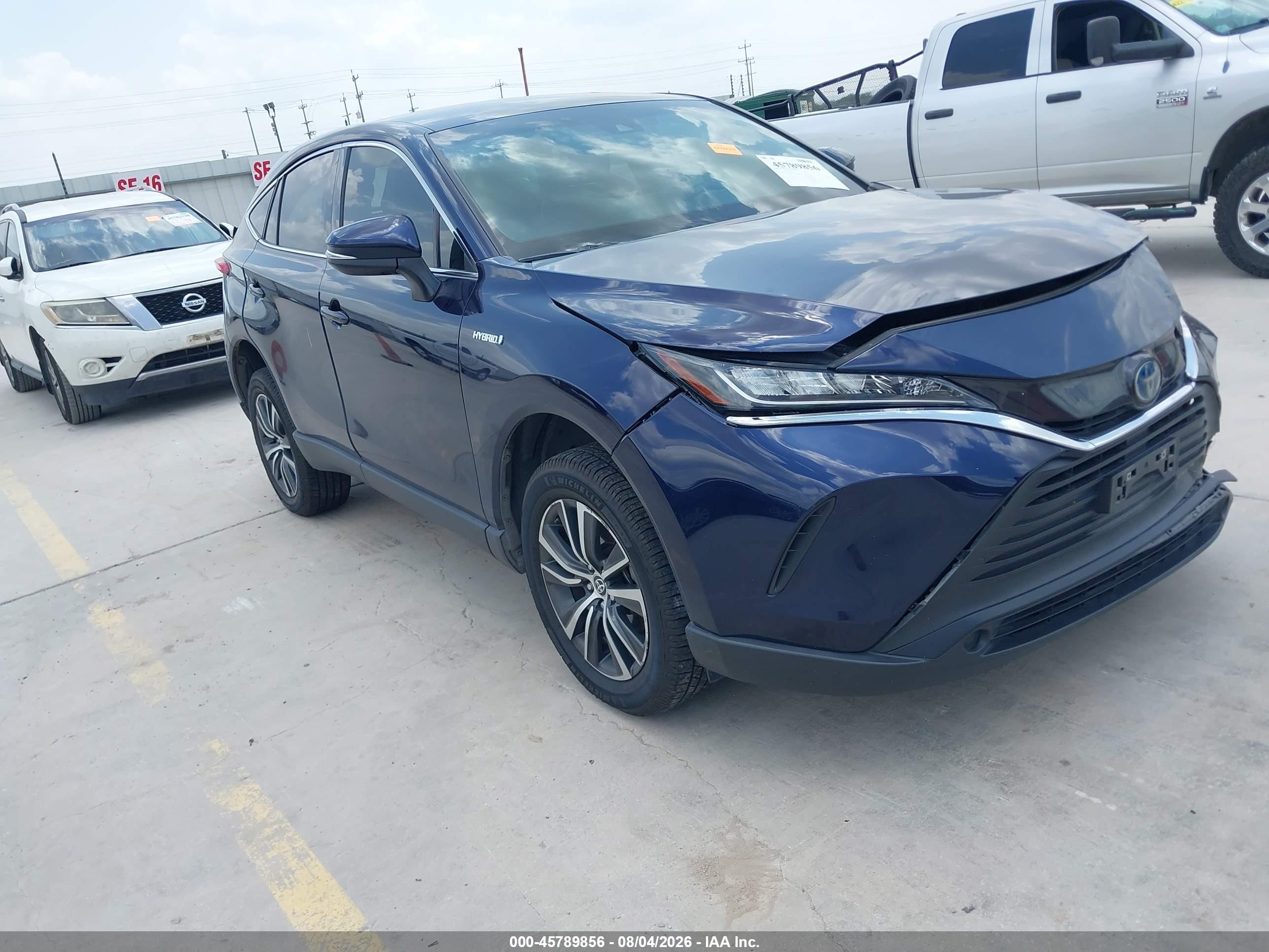 2021 Toyota Venza VIN JTEAAAAH9MJ051293 — IAAI salvage auction photo