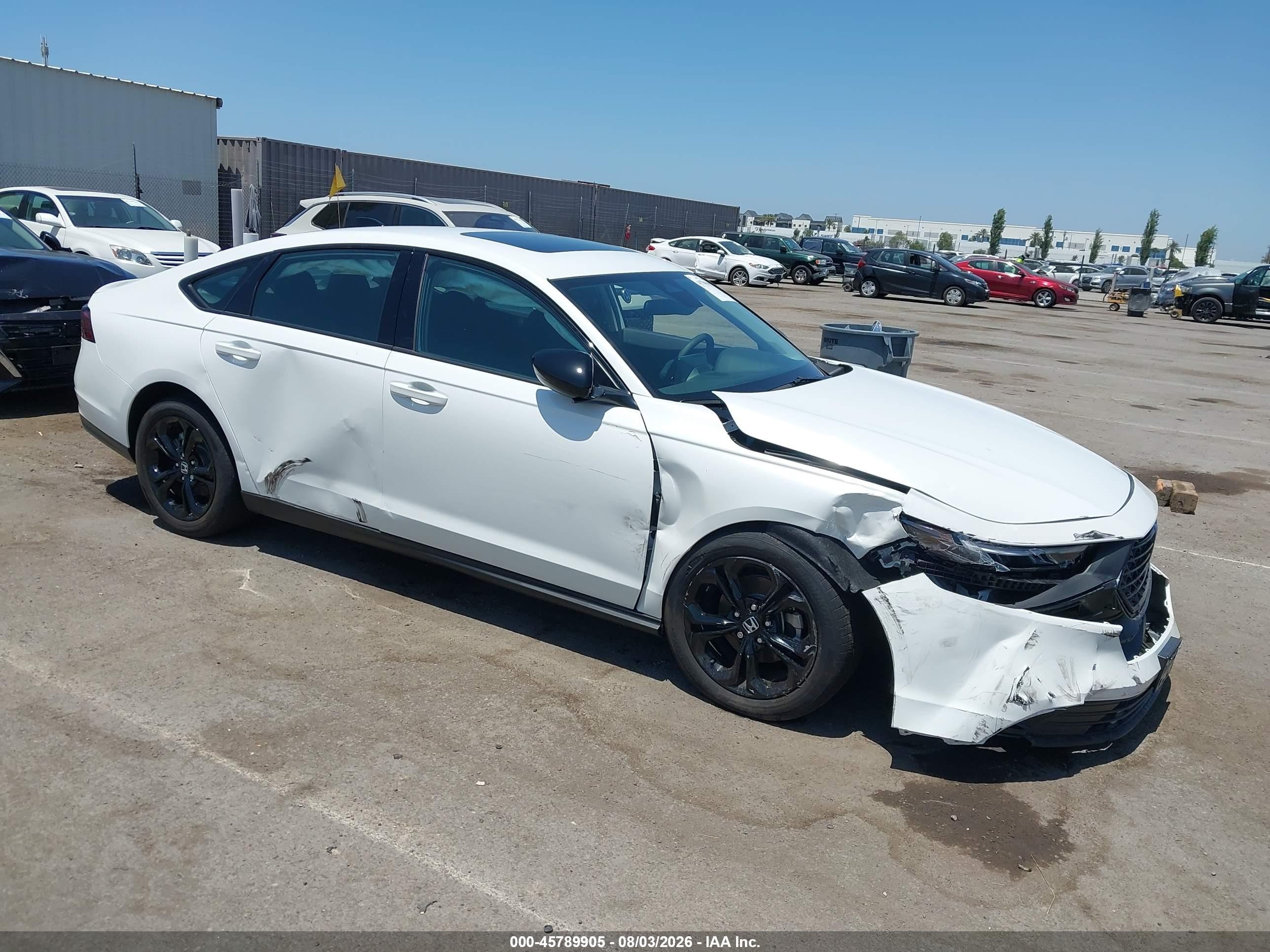 2025 Honda Accord VIN 1HGCY1F44SA046046 — IAAI salvage auction photo