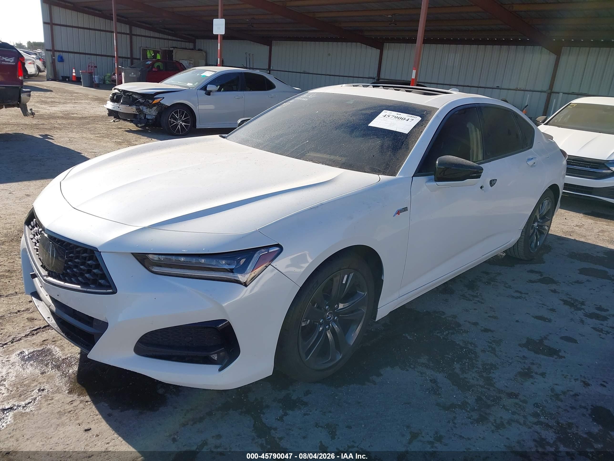 2021 Acura Tlx VIN 19UUB5F5XMA012878 IAAI salvage auction — Theft, Clear - Dealer Only (California), sold $17,550 on 2026-09-03 (photo 2)
