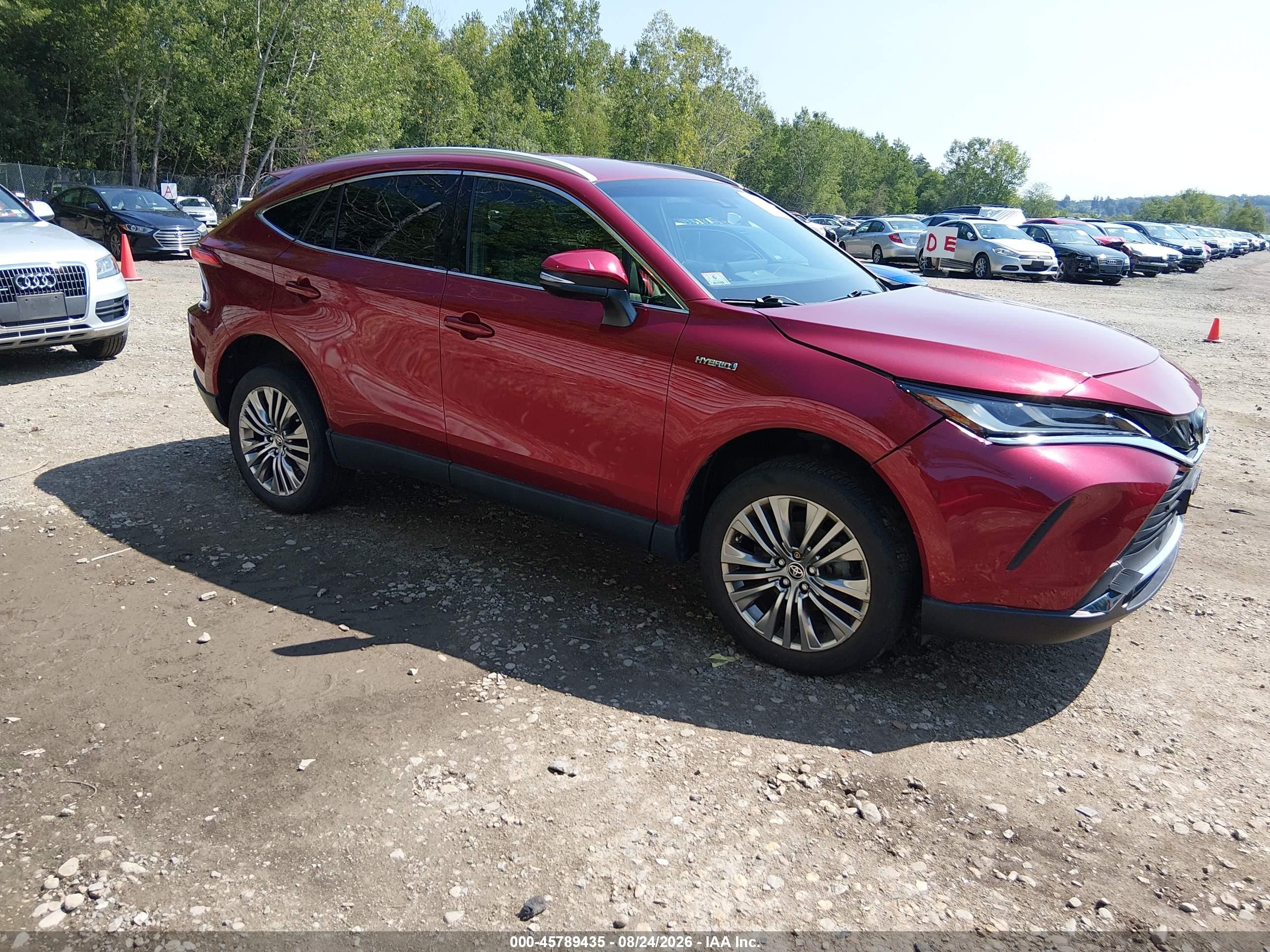2021 Toyota Venza VIN JTEAAAAHXMJ076557 — IAAI salvage auction photo