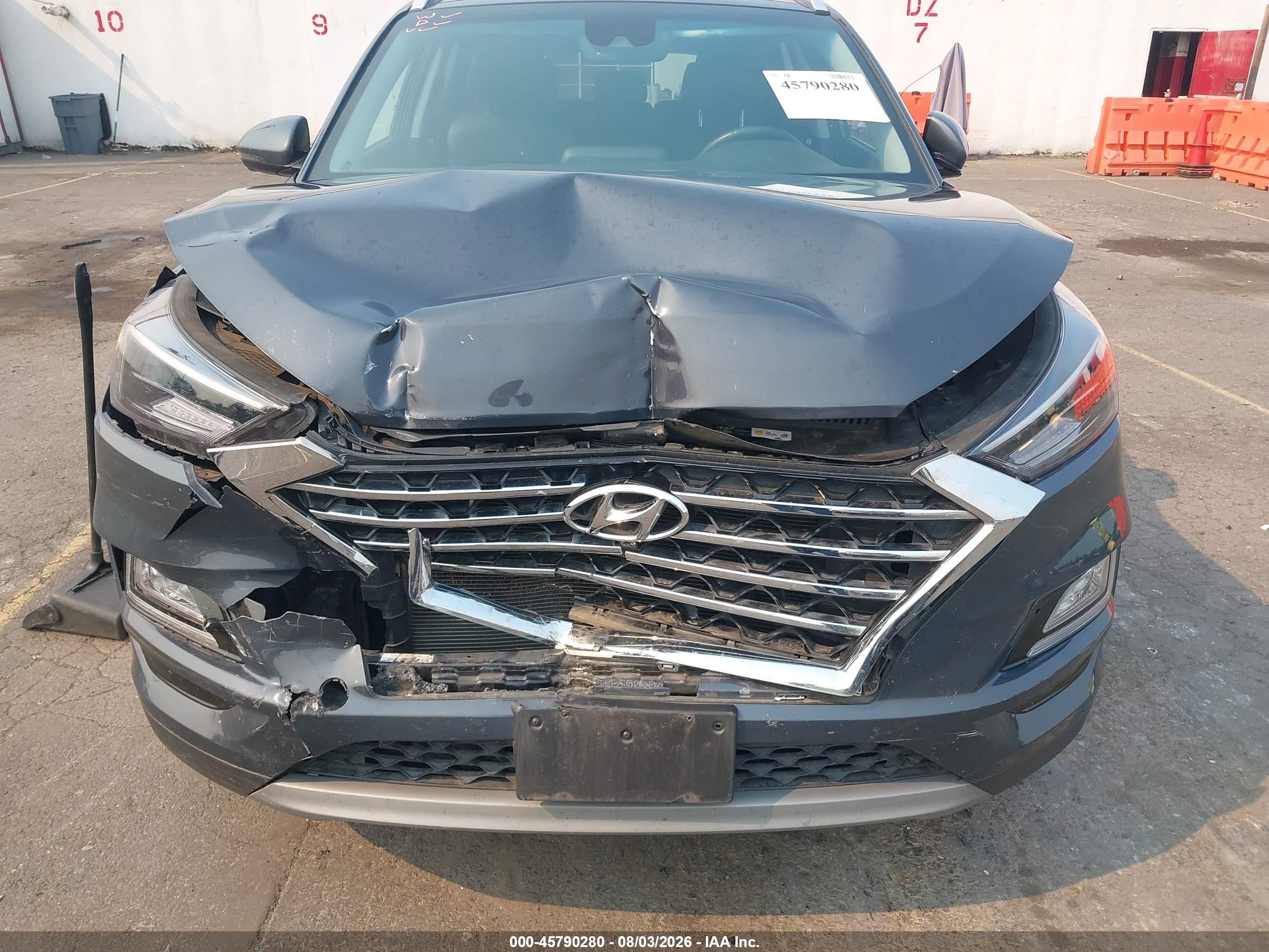 2021 Hyundai Tucson VIN KM8J3CAL8MU284929 IAAI salvage auction — Front & Rear, Salvage (Oregon), sold $4,400 on 2026-10-11 (photo 6)