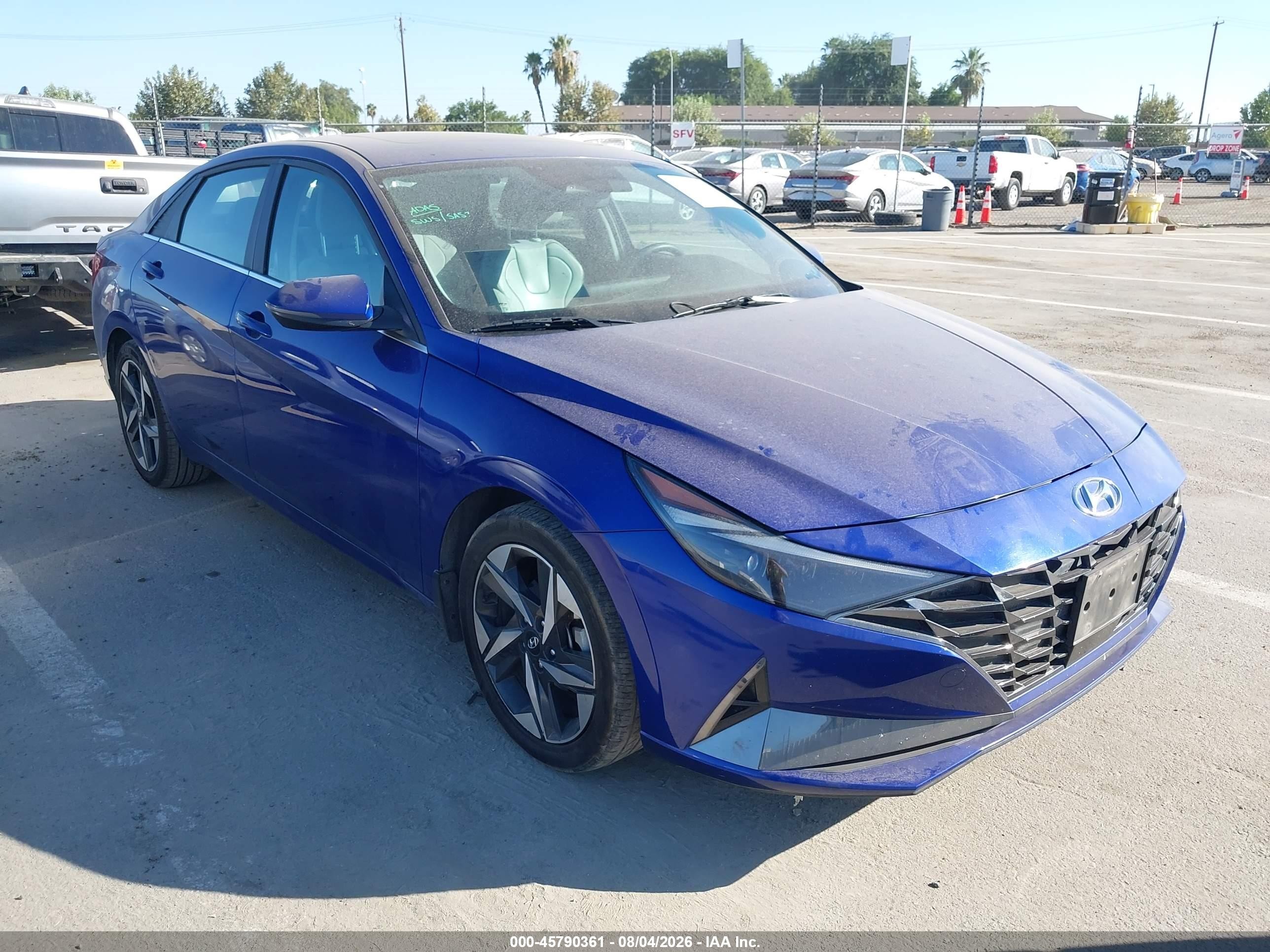 2023 Hyundai Elantra VIN KMHLN4AJ5PU069696 — IAAI salvage auction photo