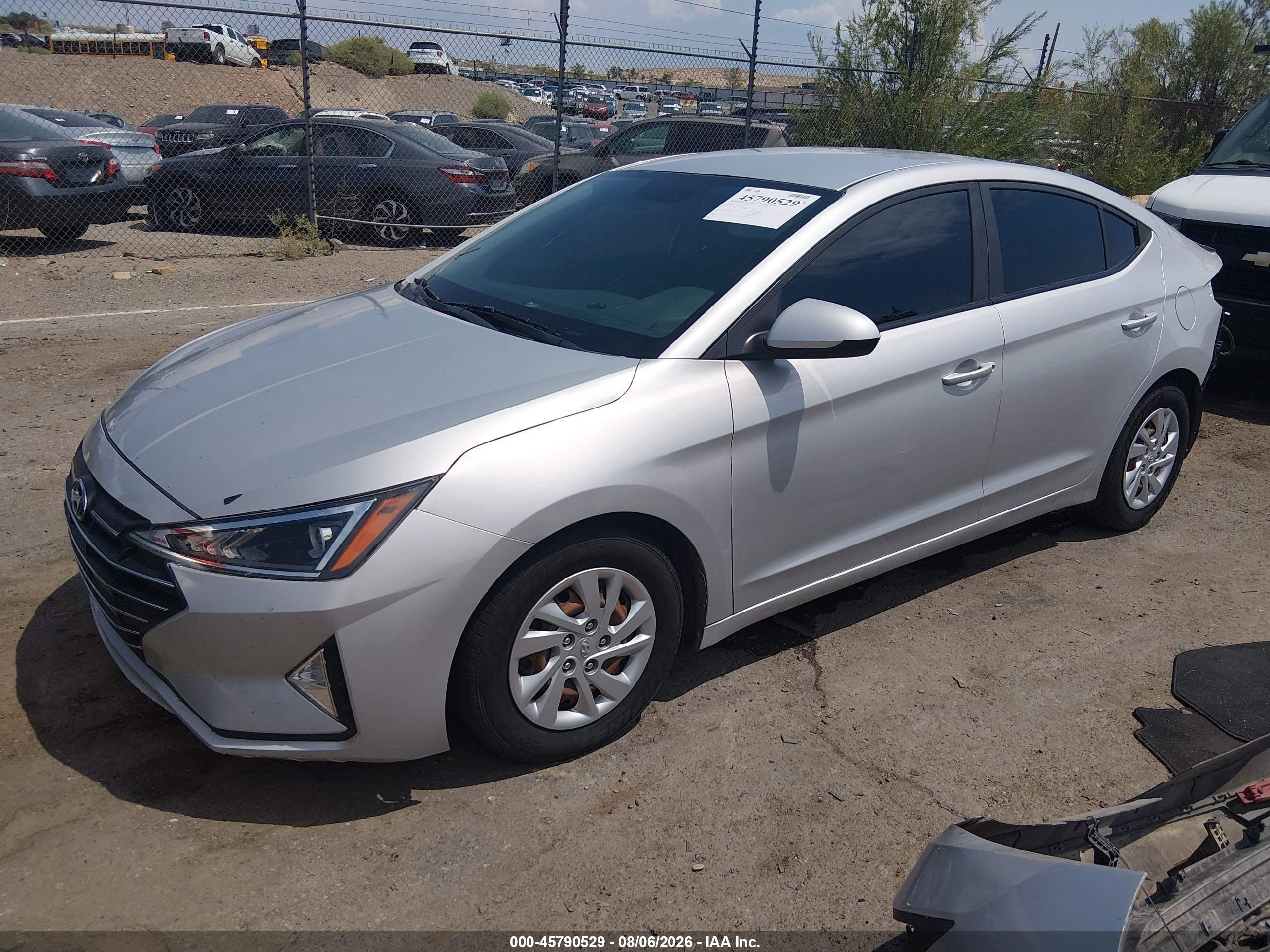 2019 Hyundai Elantra VIN 5NPD74LF5KH488856 IAAI salvage auction — Rear End, Salvage (New Mexico), sold $2,250 on 2026-09-07 (photo 2)