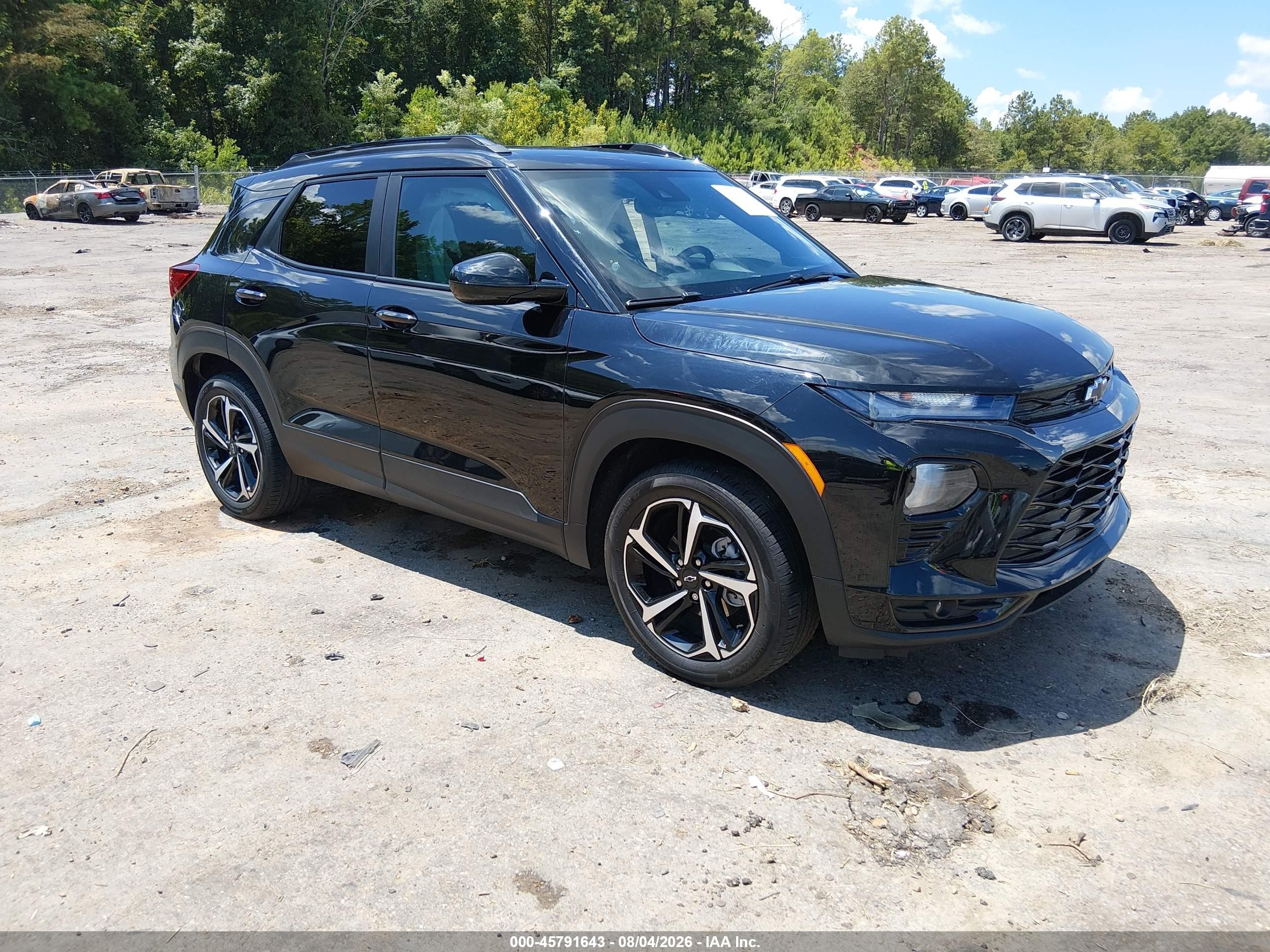 2023 Chevrolet Trailblazer VIN KL79MTSL4PB134364 IAAI salvage auction — Side, Salvage (Louisiana), sold $4,200 on 2026-09-13 (photo 1)