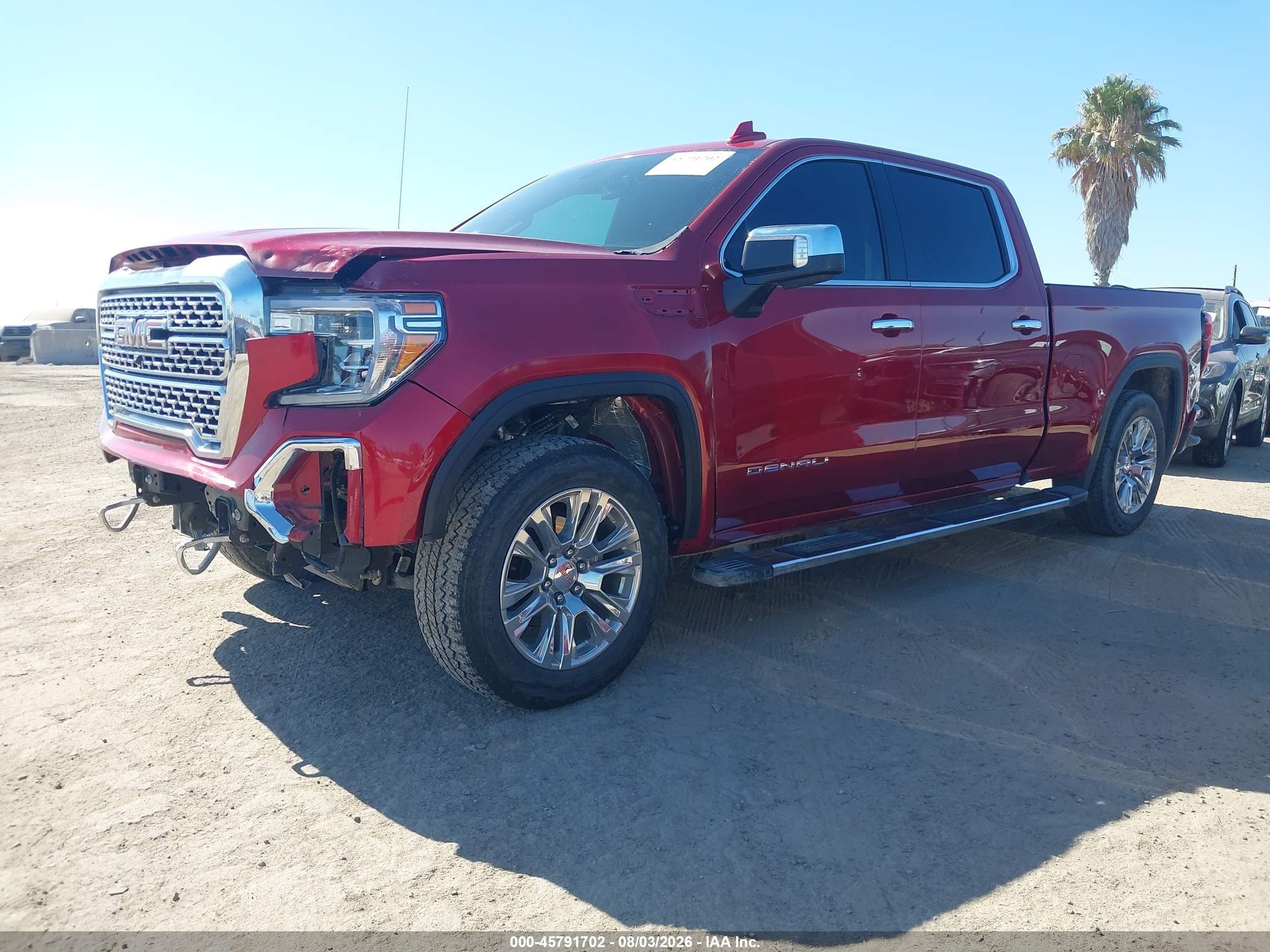 2022 Gmc Sierra 1500 limited VIN 3GTU9FELXNG144543 IAAI salvage auction — Unknown, Salvage (California), sold $16,100 on 2026-08-19 (photo 2)