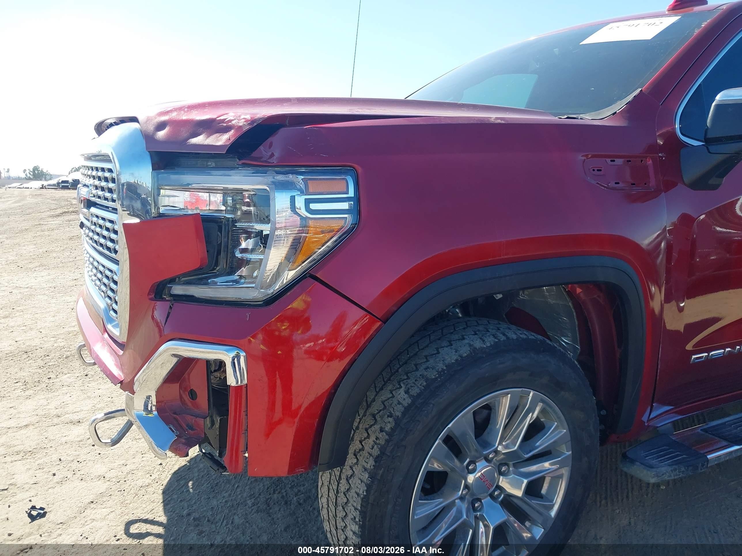 2022 Gmc Sierra 1500 limited VIN 3GTU9FELXNG144543 IAAI salvage auction — Unknown, Salvage (California), sold $16,100 on 2026-08-19 (photo 6)