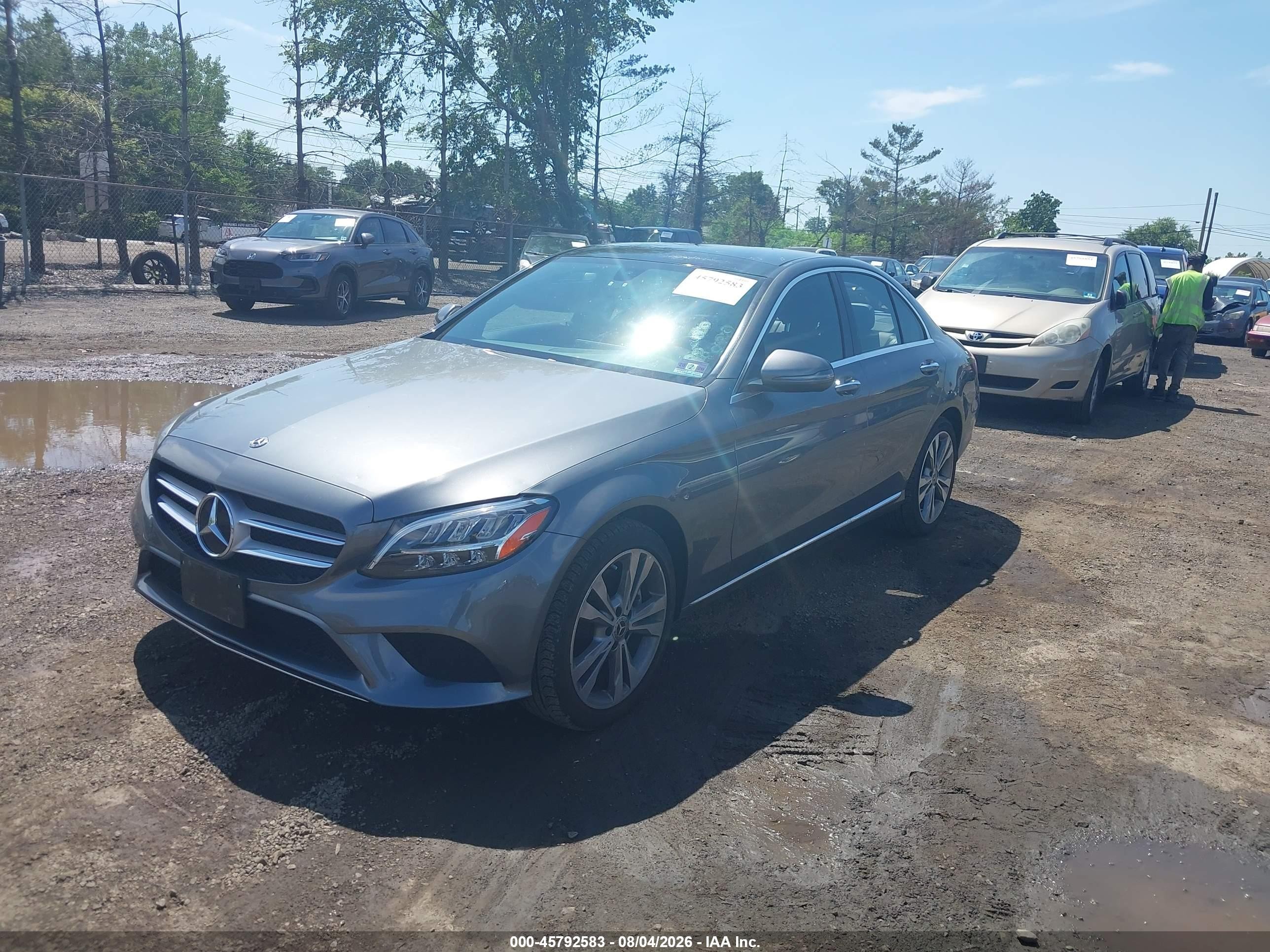 2019 Mercedes-benz C-klasse VIN 55SWF8EB3KU284535 IAAI salvage auction — Rear End, Salvage (Idaho), sold $10,400 on 2026-09-11 (photo 2)