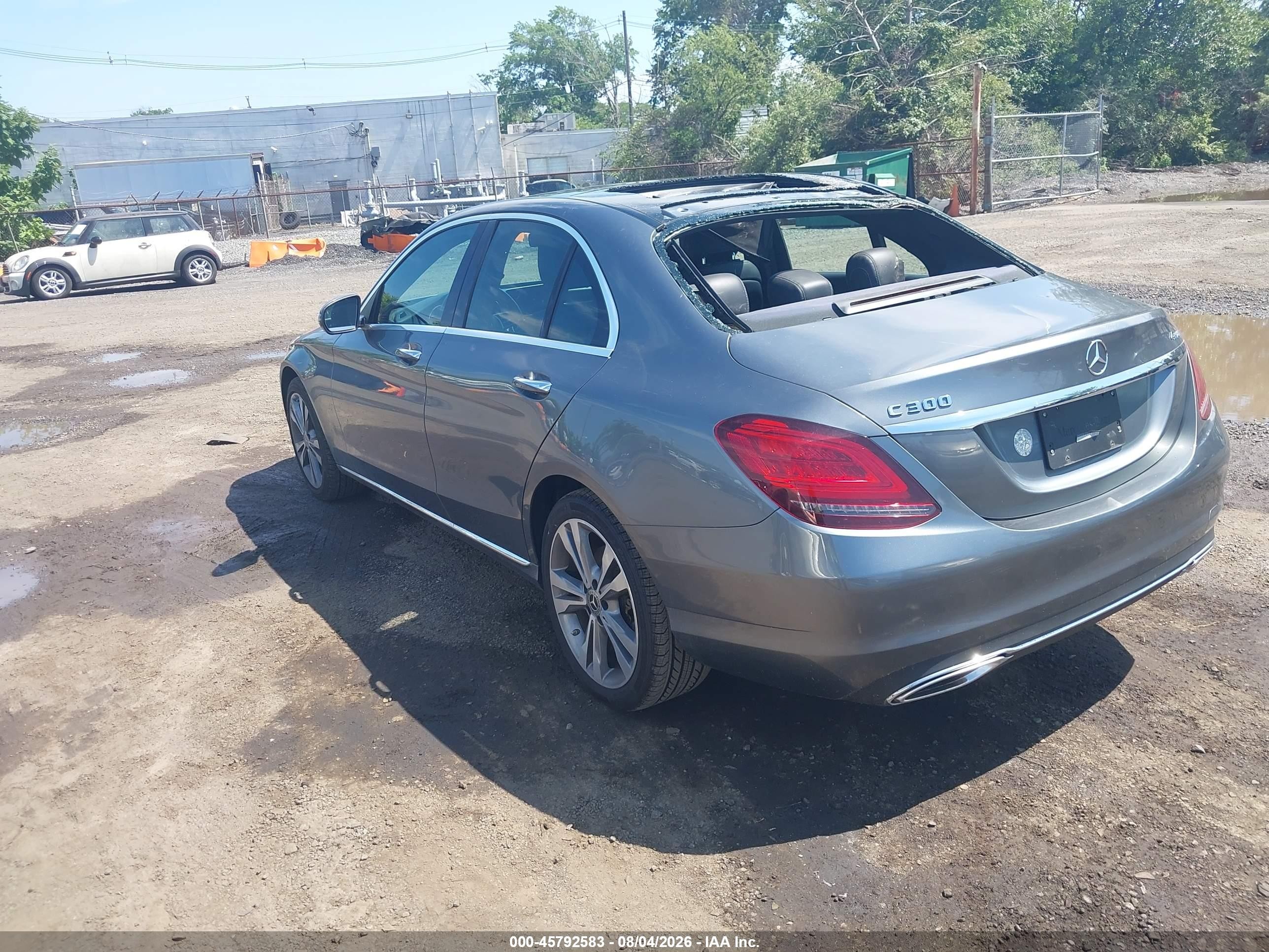 2019 Mercedes-benz C-klasse VIN 55SWF8EB3KU284535 IAAI salvage auction — Rear End, Salvage (Idaho), sold $10,400 on 2026-09-11 (photo 3)