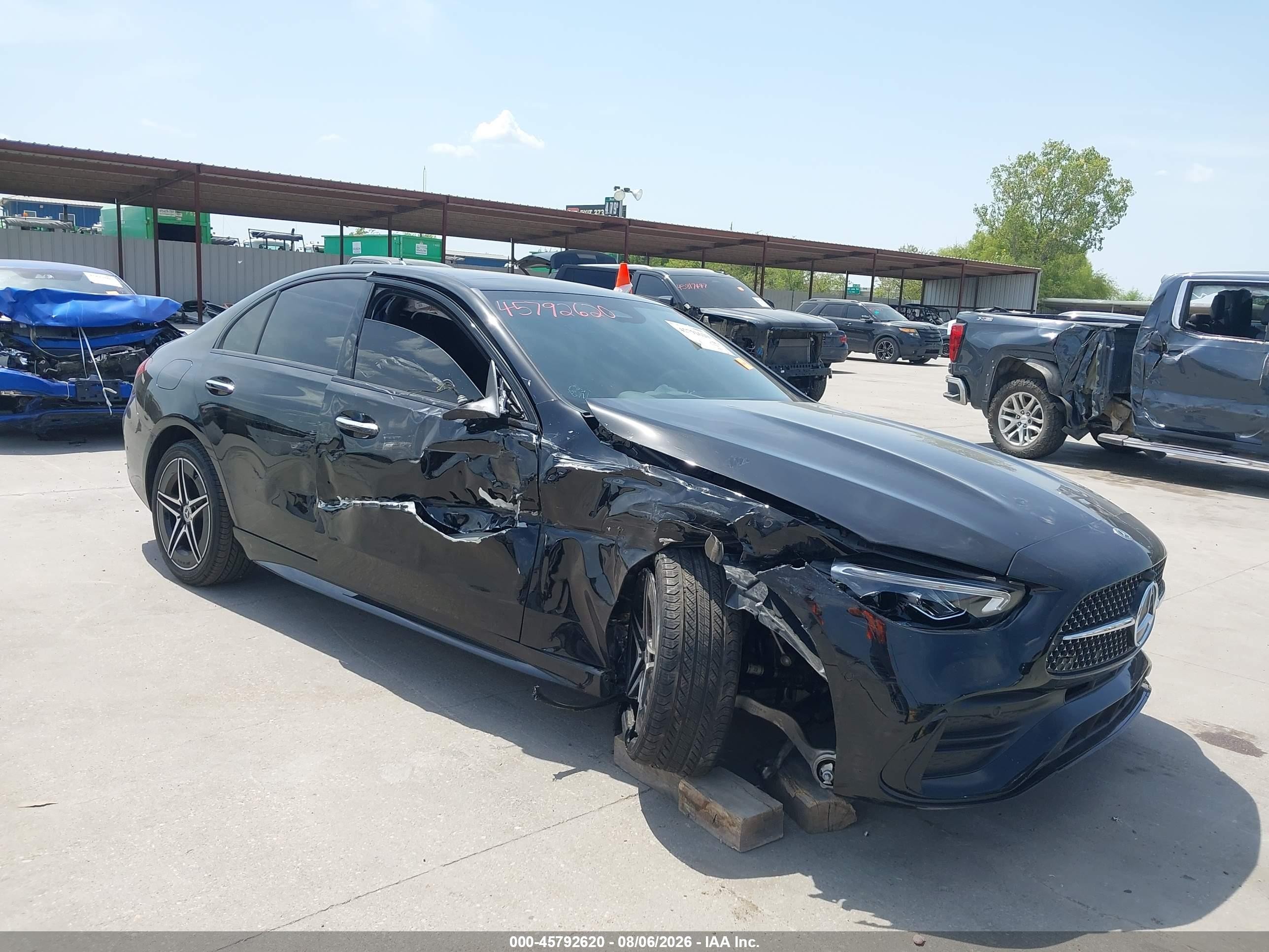 2025 Mercedes-Benz C-Class VIN W1KAF4HB8SR269464 — IAAI salvage auction photo